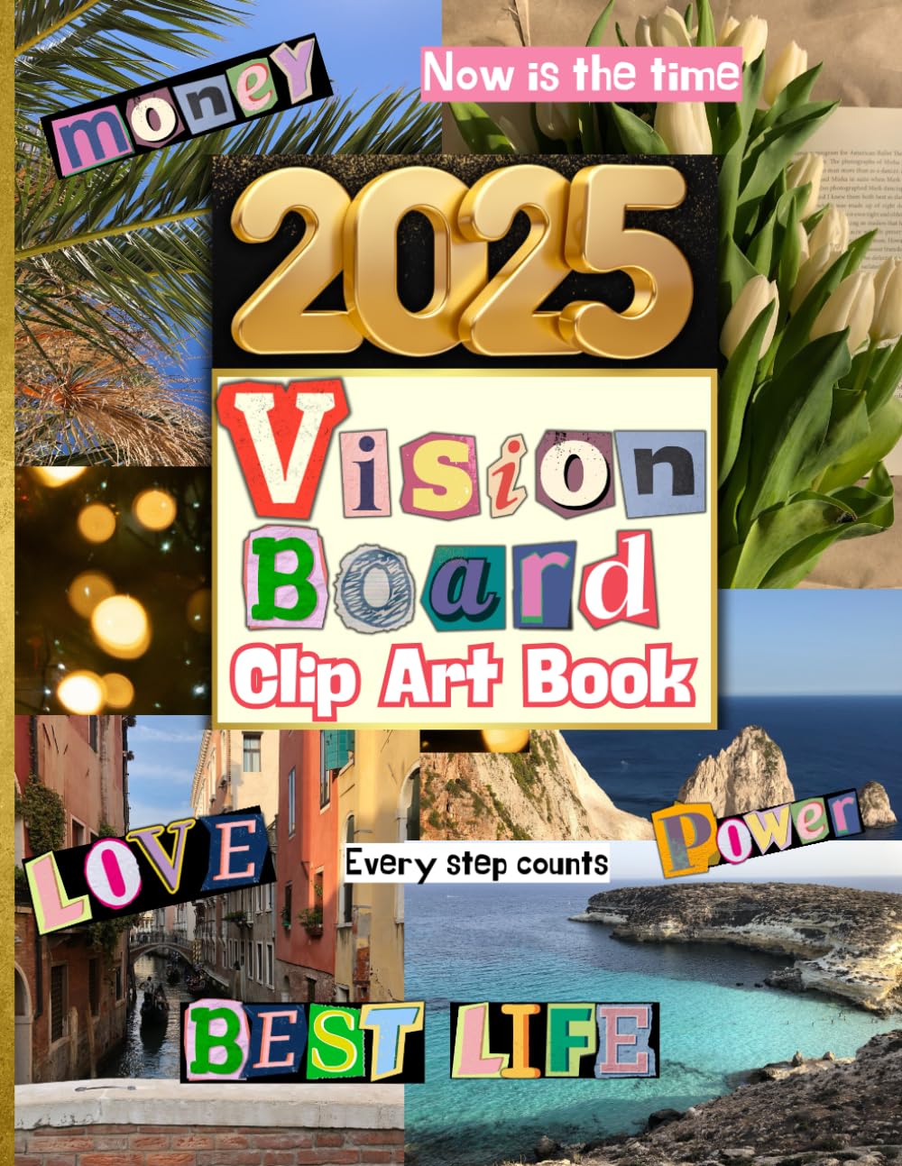 Tableau de visualisation 2025 livre d'images pour rituel créatif