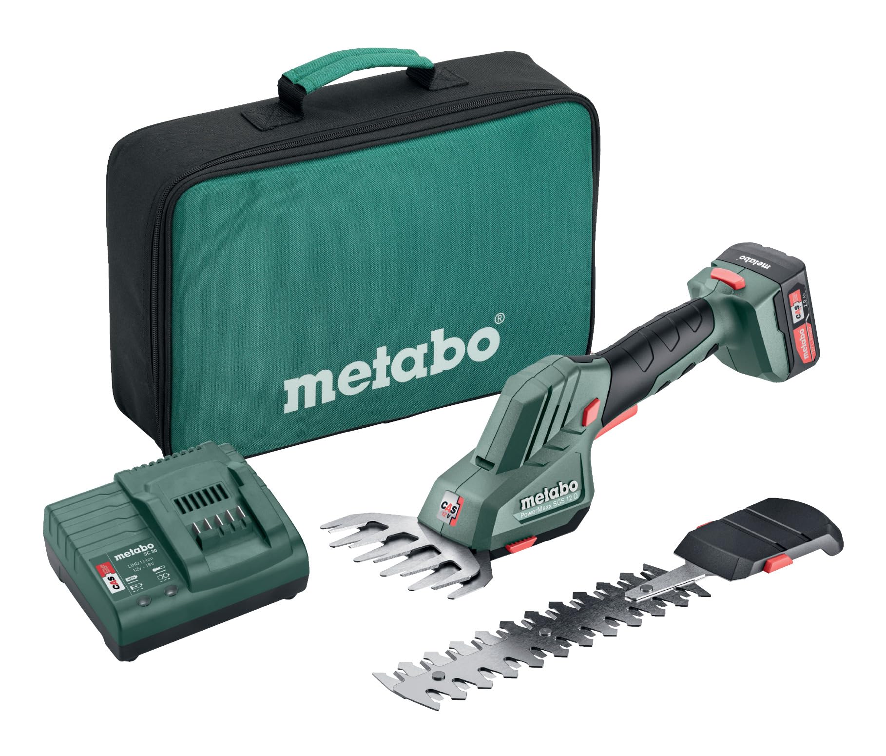 TIJERAS CORTASETOS/CORTACÉSPED DE BATERÍA PowerMaxx SGS 12 Q - PowerMaxx SGS 12 Q