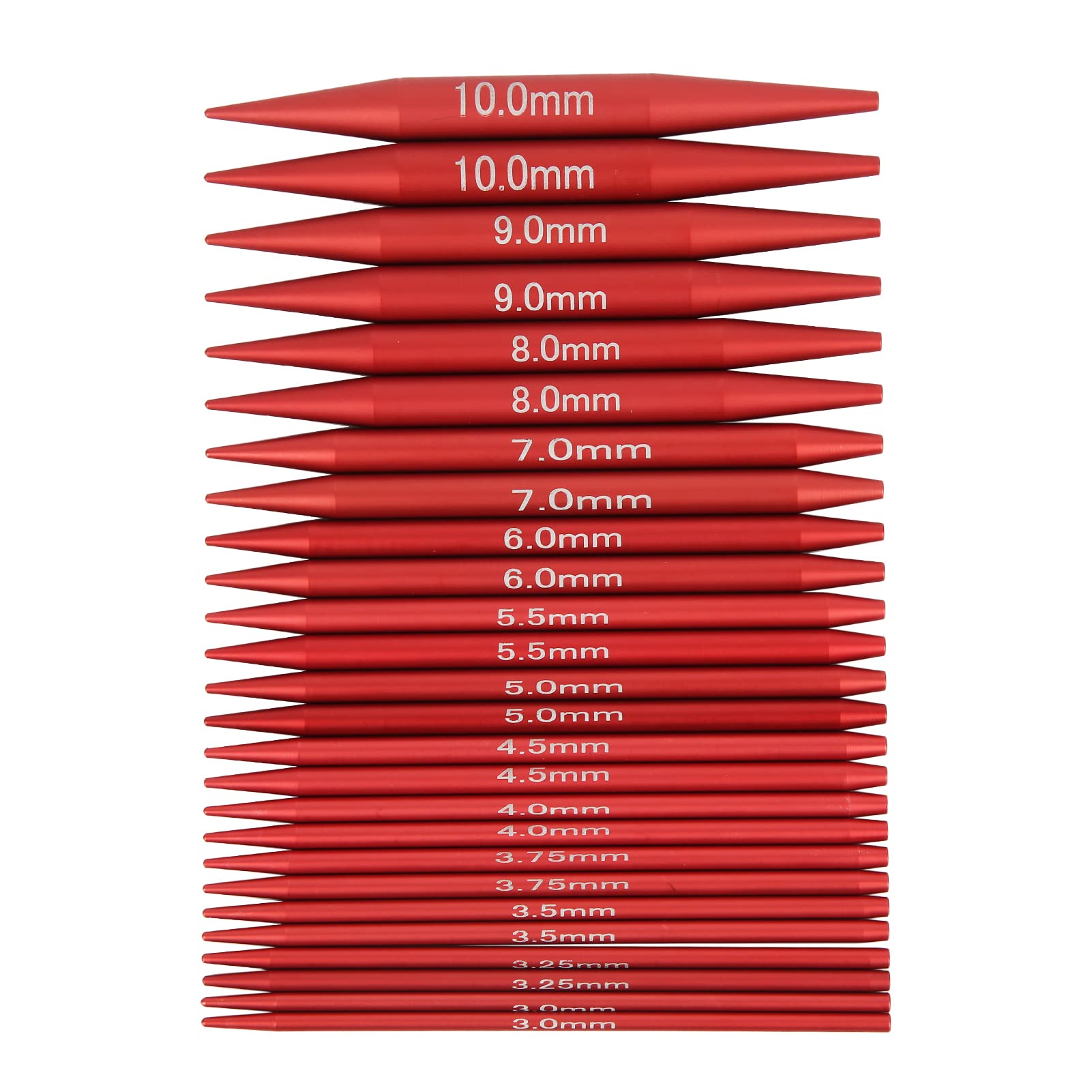 Agujas de Tejer Circulares Varios Tamaños Disponibles Agujas de Tejer Intercambiables Color Brillante para Suéteres para Sombreros para Calcetines