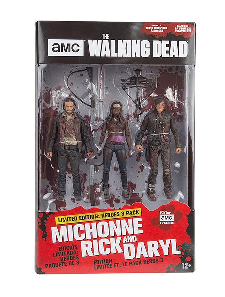Amazon.com: The Walking Dead 14523 Rick, Daryl & Michonne TV Hero