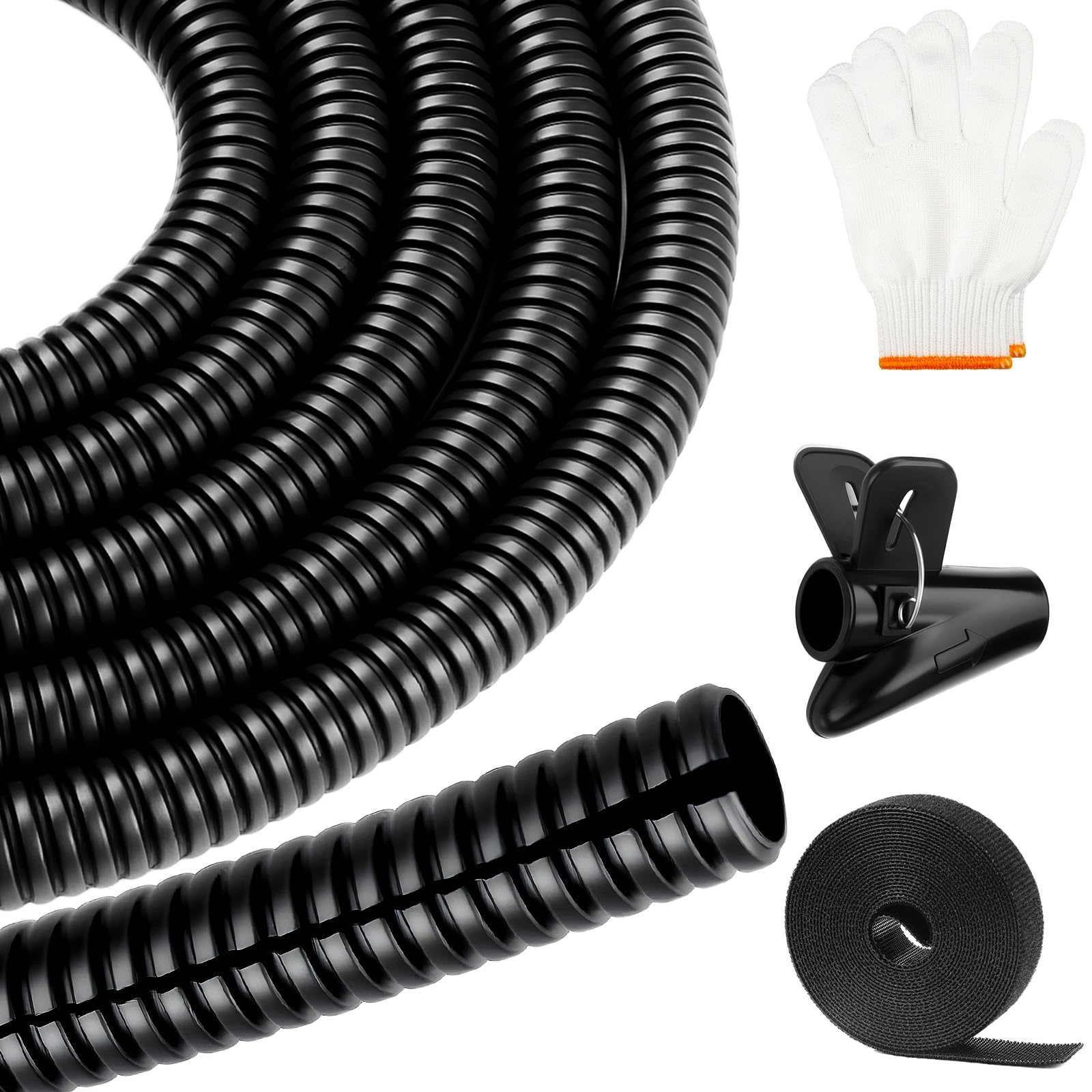 NZNSML Flexible Split Conduit 13mm x 10m Underground Split Cable Protector