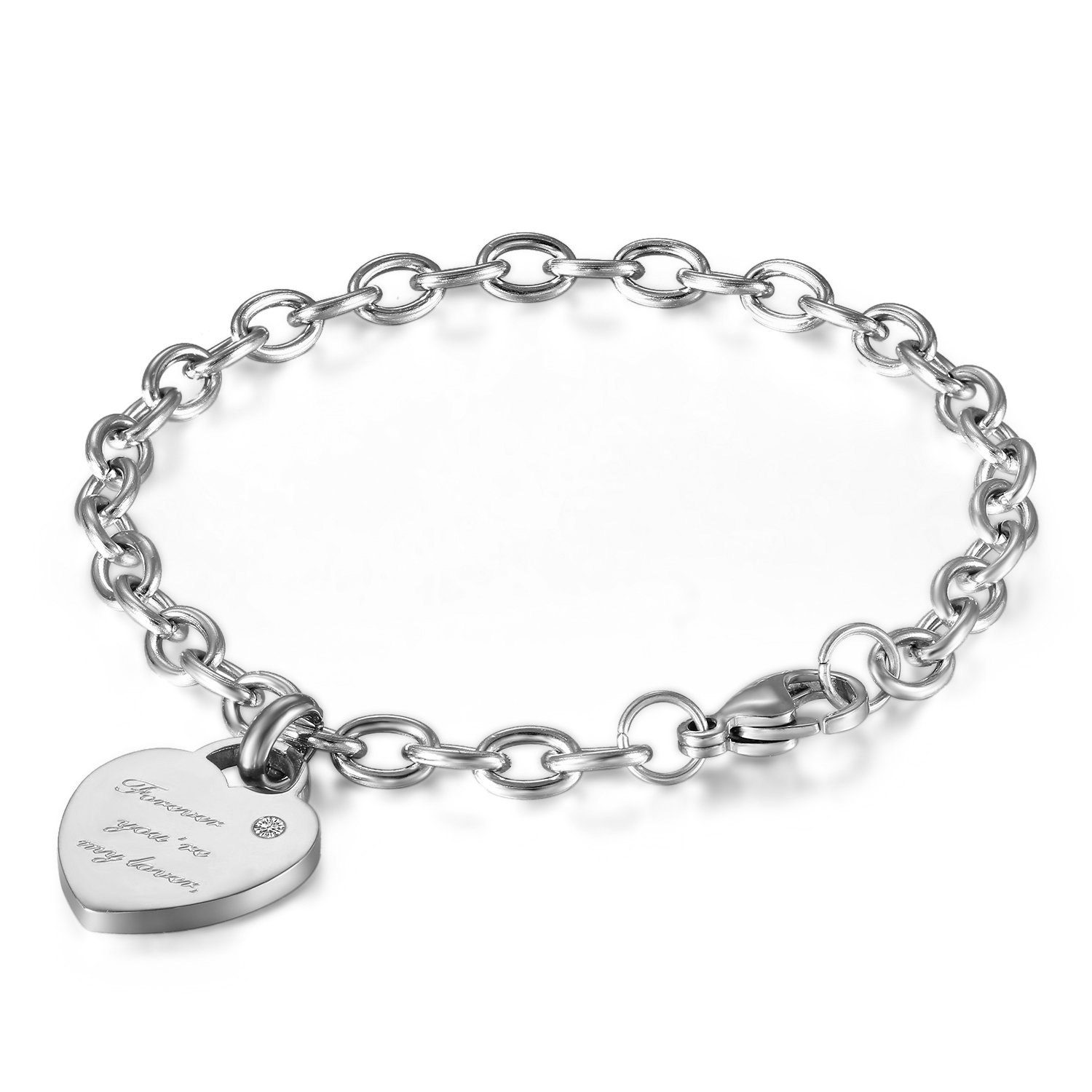 JewelryWe Fake Plug Ohrstecker Edelstahl: 8MM Herren Damen T