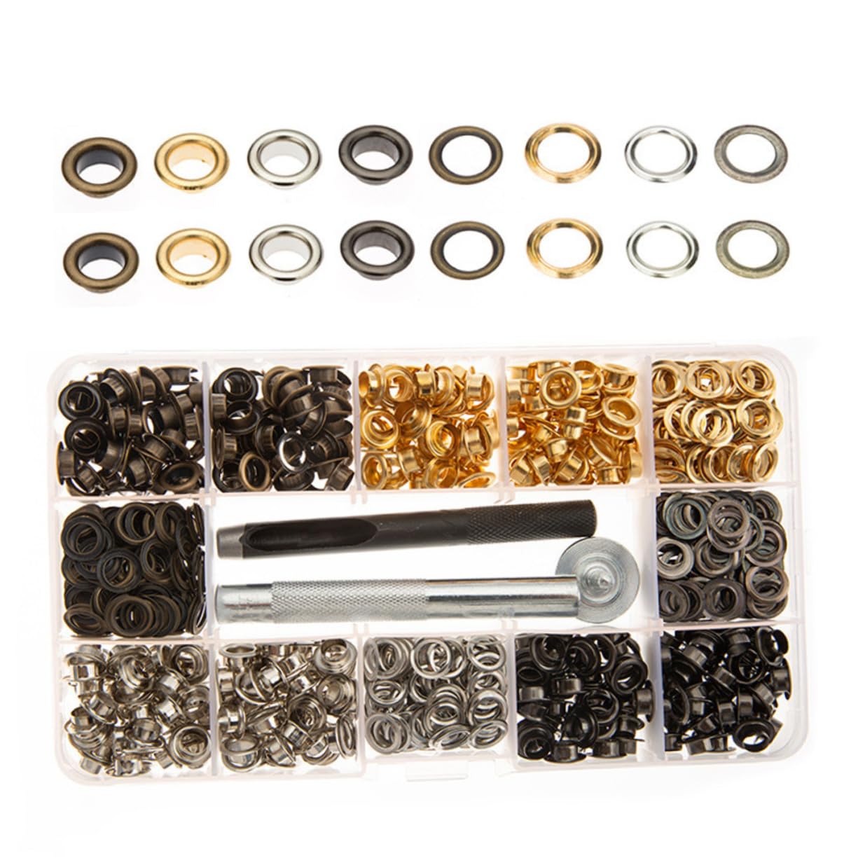Œillets kit outils pour sacs vêtements et projets de bricolage - 8