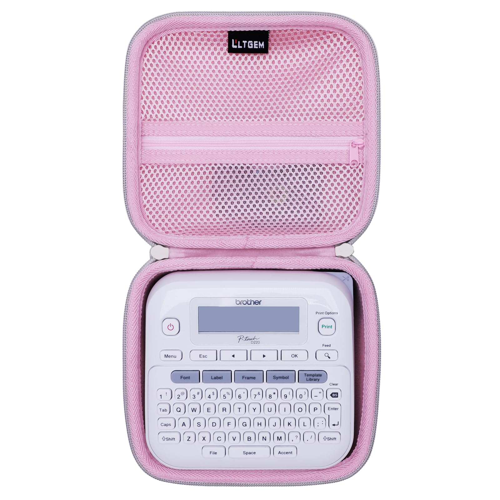 LTGEM Label Maker Case for Brother P-Touch PTD220/PTD210