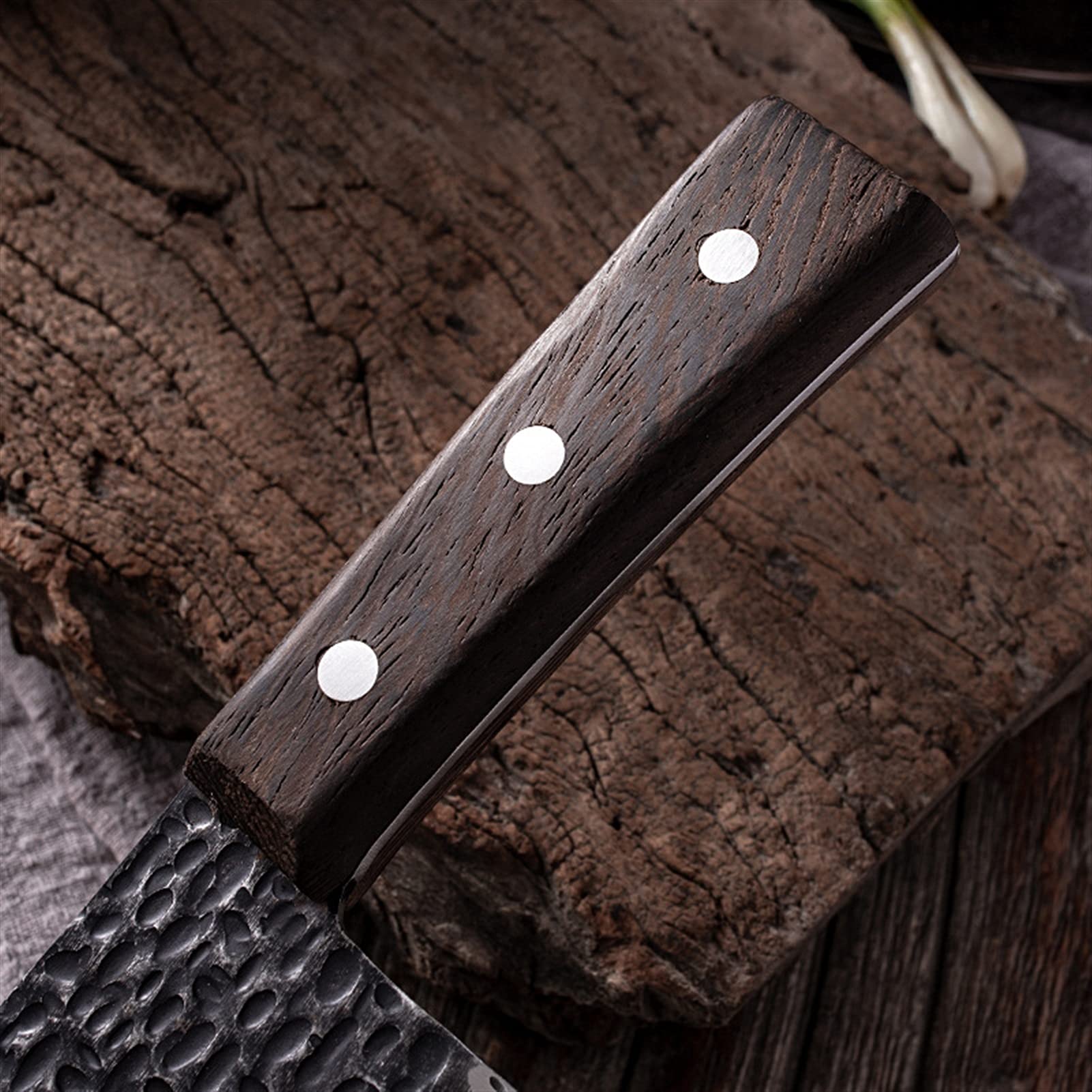 Forgiato professionale Forgiato Burtcher Knife Coltello a mannaio Pesce Seafood Pesce Coltello da cucina Coltello da cucina Handmade Sharp Slaught Strumenti