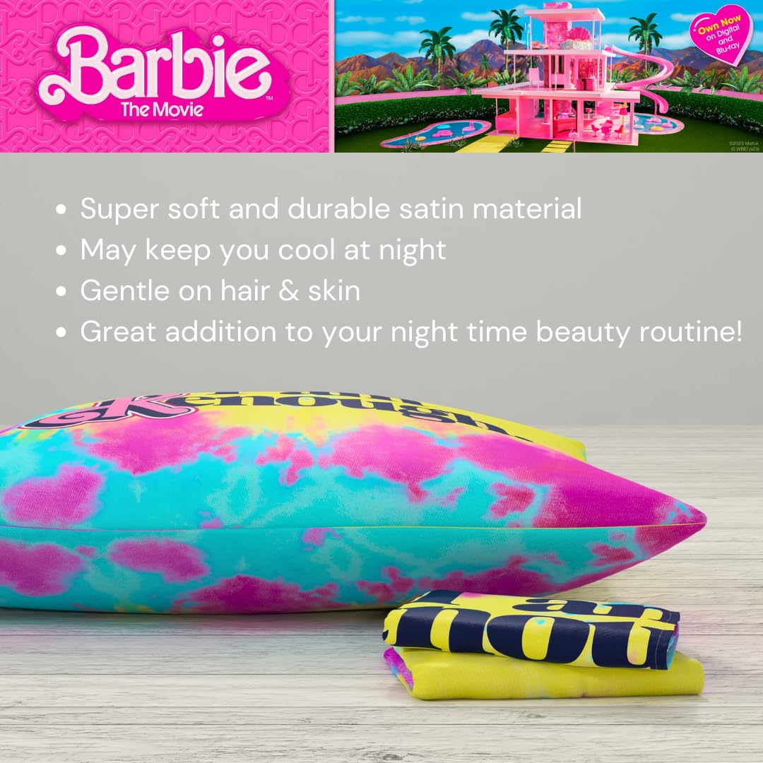 Franco Collectibles Barbie Movie Kenough Beauty Silky Satin Standard Reversible Pillowcase Cover 20x30 for Hair and Skin (Official Licensed Product) - Image 4