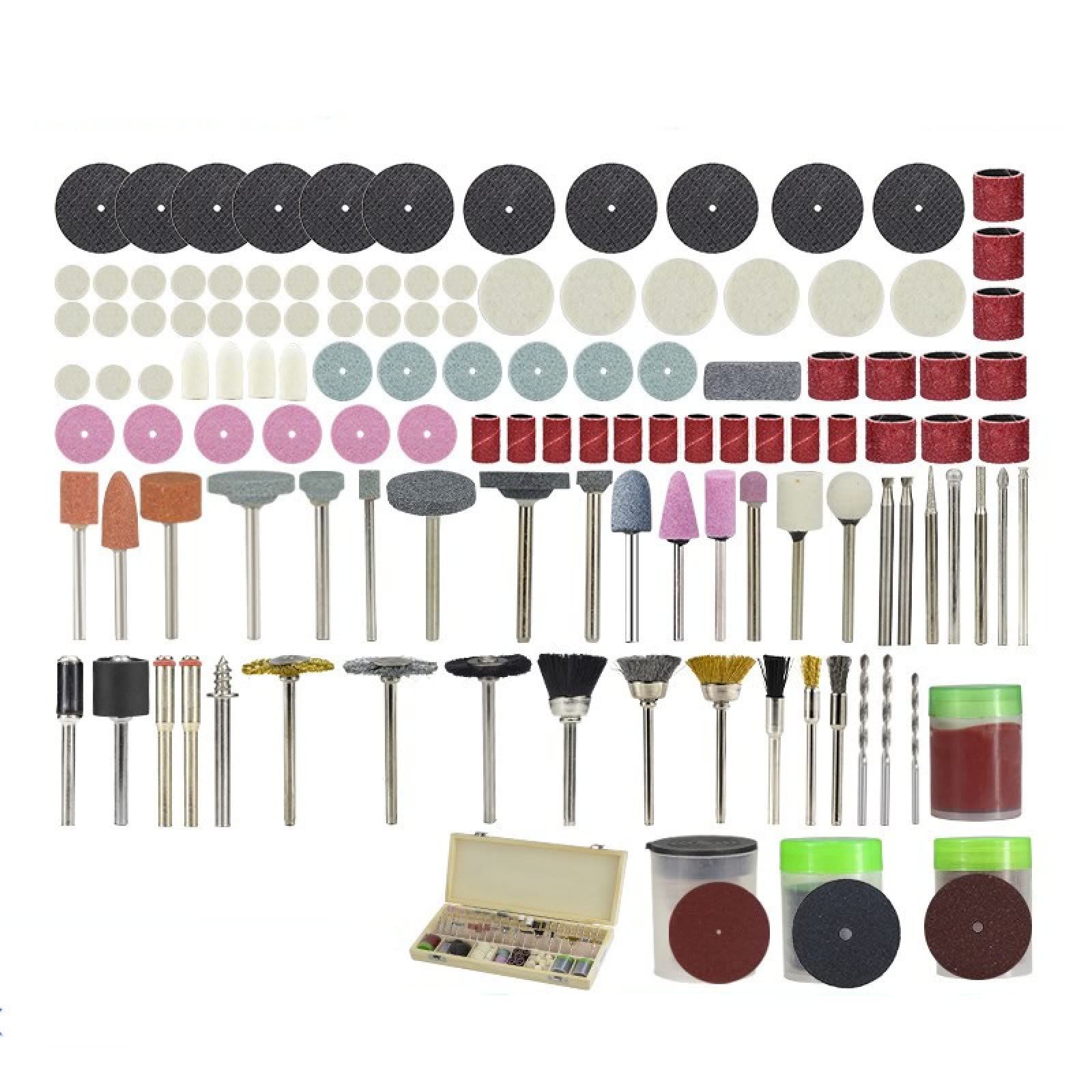 228pcs Rotary Tool Accessories Kit For Cutting Grinding Sanding Carving Polishing Tool Abrasive Tools