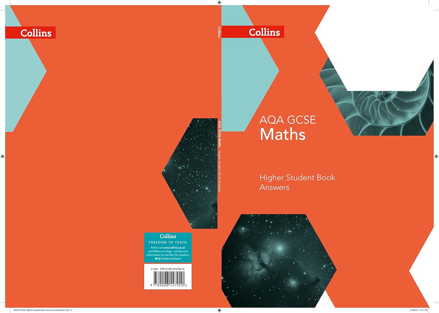Collins GCSE Maths GCSE Maths AQA Higher Student Book Answer Booklet