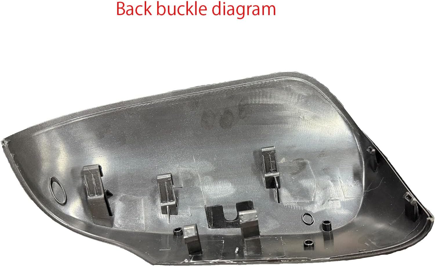 Automotive Rearview Mirror Cover Compatible With 2012-2019 Toyota Vitz Automotive Exterior Accessories ABS Door Side Rearview Mirror Shell (White right)