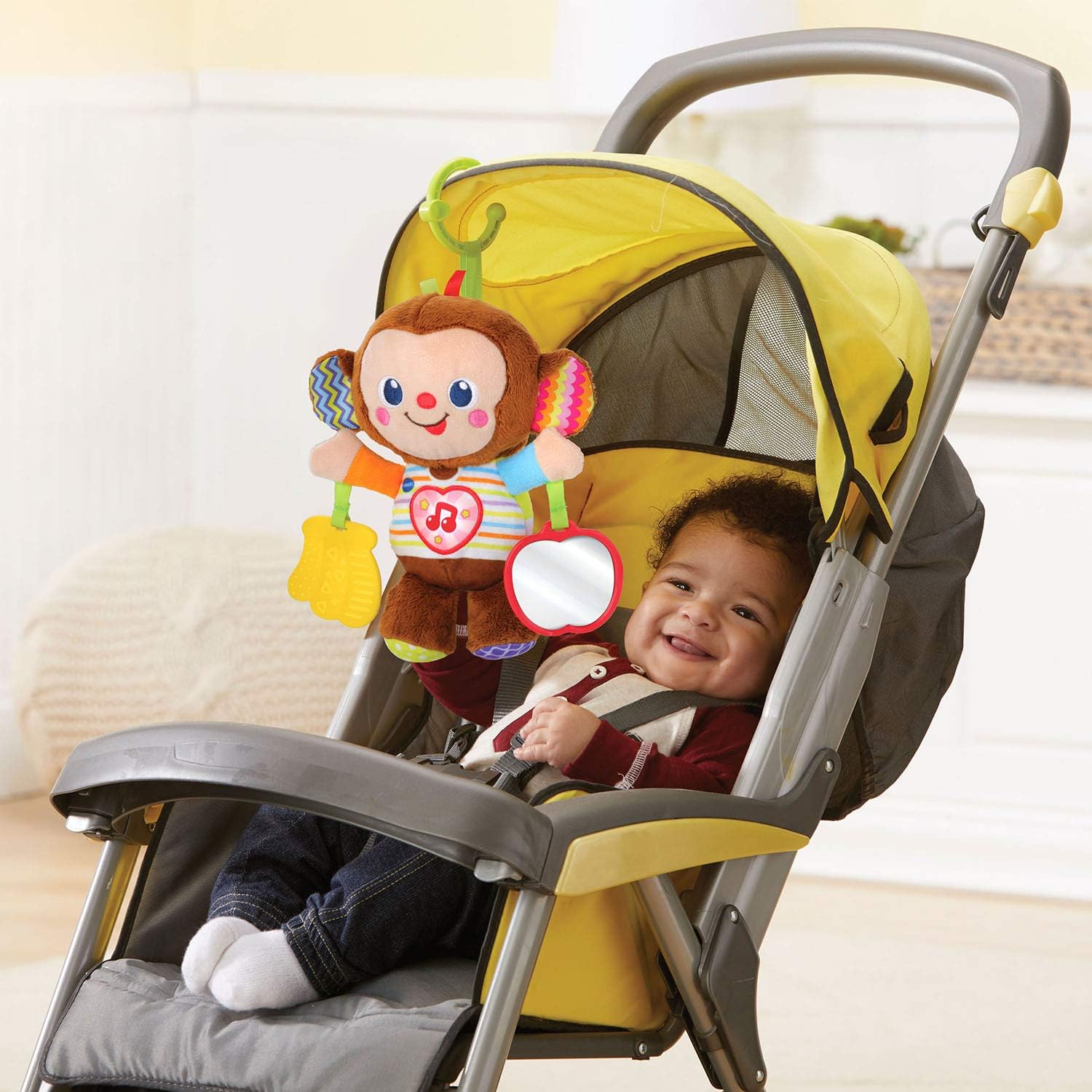 VTech Cuddle and Swing Monkey, Multicolor