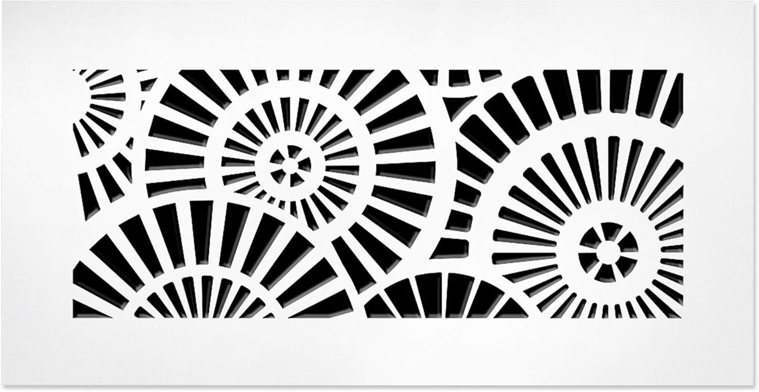 SABA Air Vent Cover Grille Acrylic Plexiglass 4″ x 10″ Duct Opening