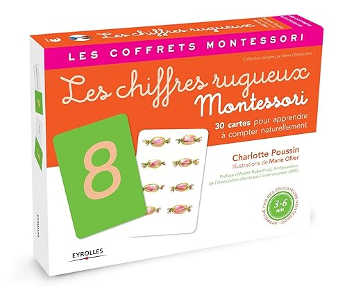 Les chiffres rugueux - pédagogie Montessori