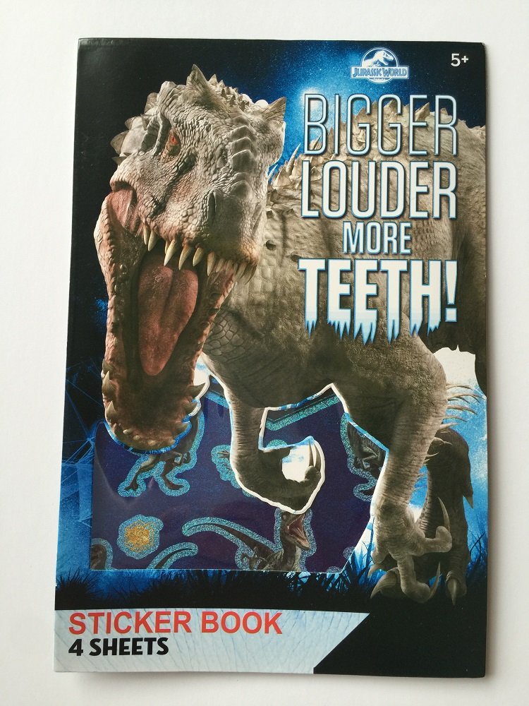 Buy Jurassic World Sticker Play Gift Set Bundle Pack Panoramic Sticker Play Set 3 D Triceratops Dinosaur Wooden Puzzle Bigger Louder More Teeth Sticker Book And An Indominus Rex Puzzle Eraser Online