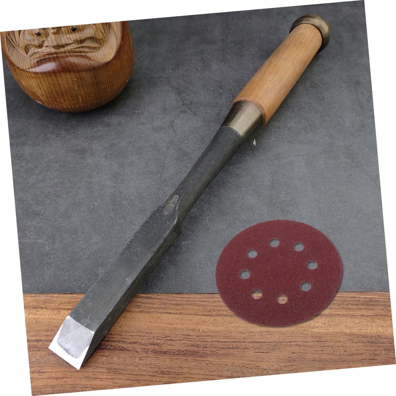35pcs Sanding Discs for Drywall Red Flocking Sandpaper Pads Precision Sanding Tool with Hook and Loop Backing for Smooth Finishing and Dust Extraction