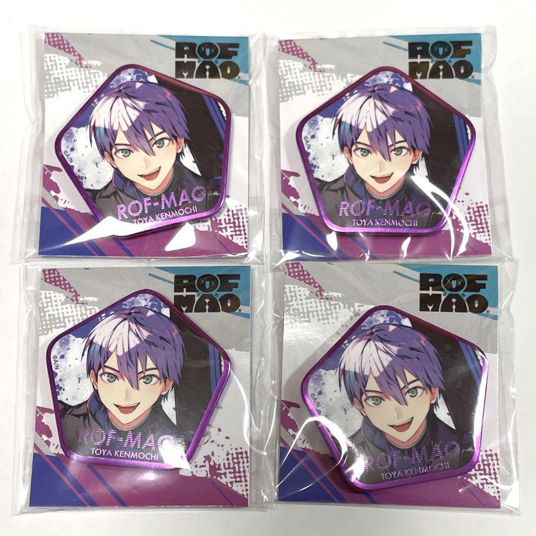 Amazon.co.jp: 剣持刀也 ろふまお ROF-MAO 1周年 缶バッジ 4点 : おもちゃ