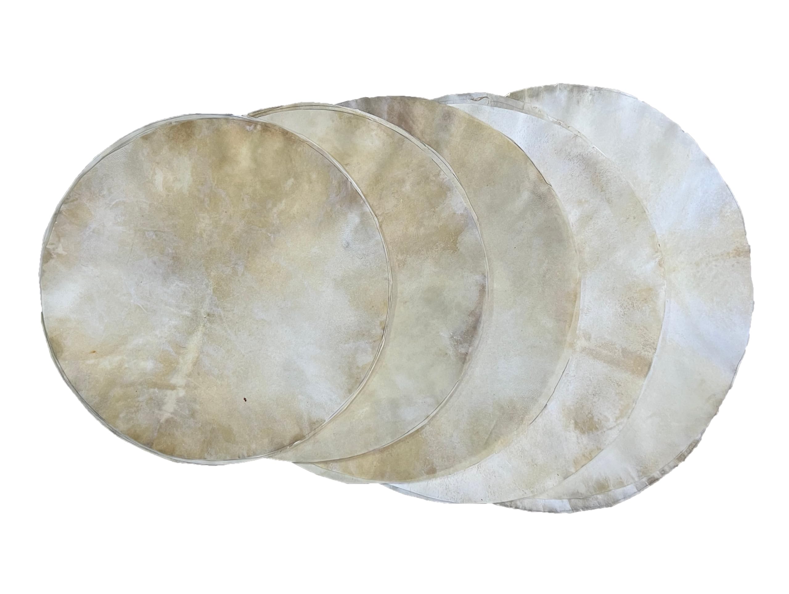 Natural Finish Ziegenfell Schlagzeugfell | Djembe, Irish Bodhran, Native Frame, Shamanic, Snare Drums, African Drum Heads 20,3 cm bis 91,4 cm (26 Zoll)