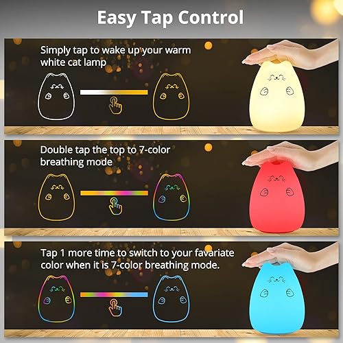 Miniatura 7 de GoLine Regalos para niñas de 2, 3, 4, 5, 6 años, luces nocturnas para niños, regalos de bebé para niñas recién nacidas, el mejor regalo de