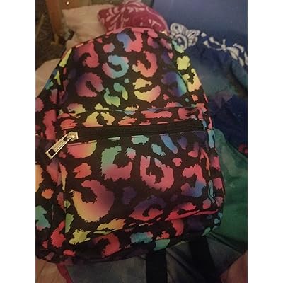 orange camo mini backpack