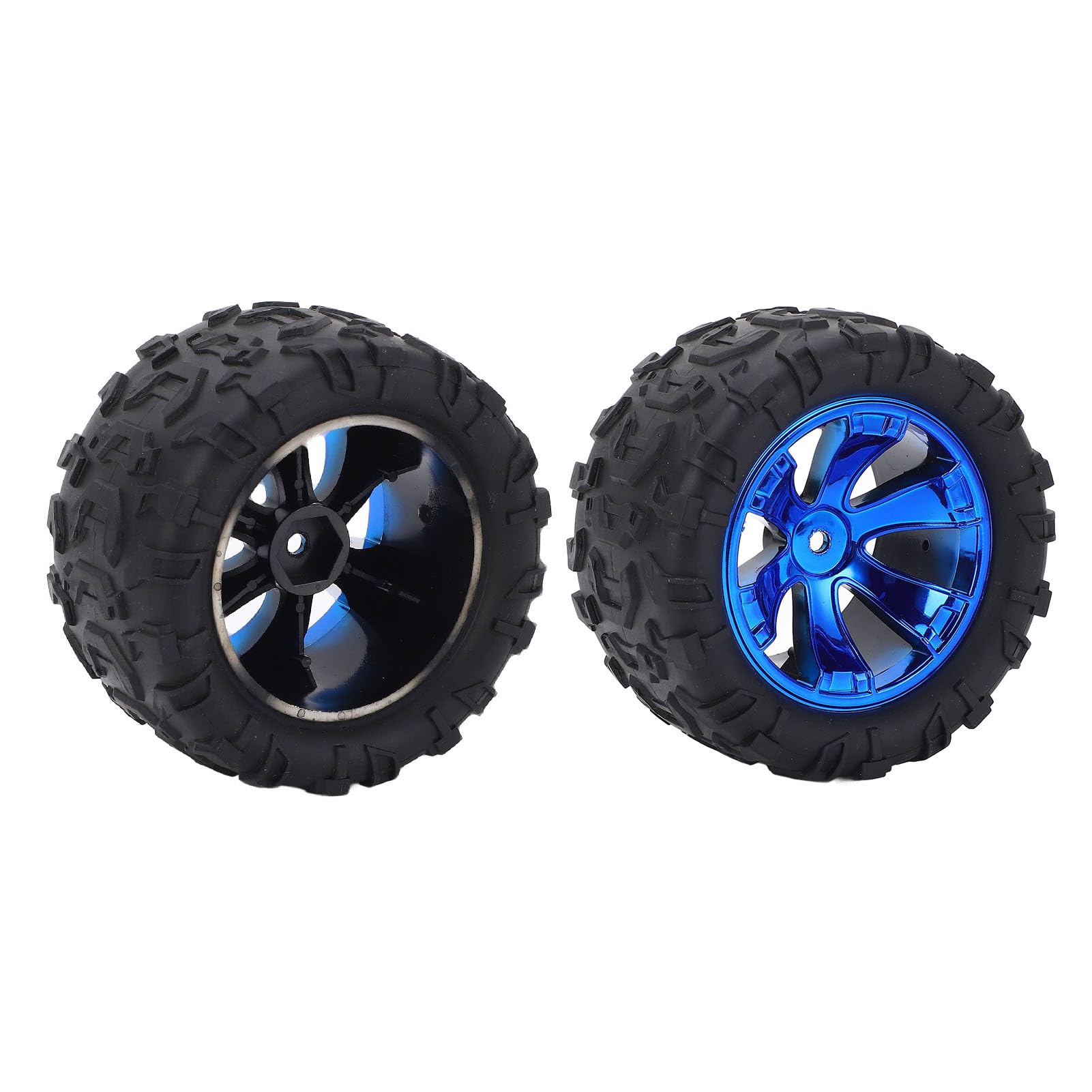 2PCS RC Koło Opony, Gumowe Opony Oponowe Plastikowe Piasty kół Odporne na Zamiennik Opony dla 1:12 RC Car 144018 3000