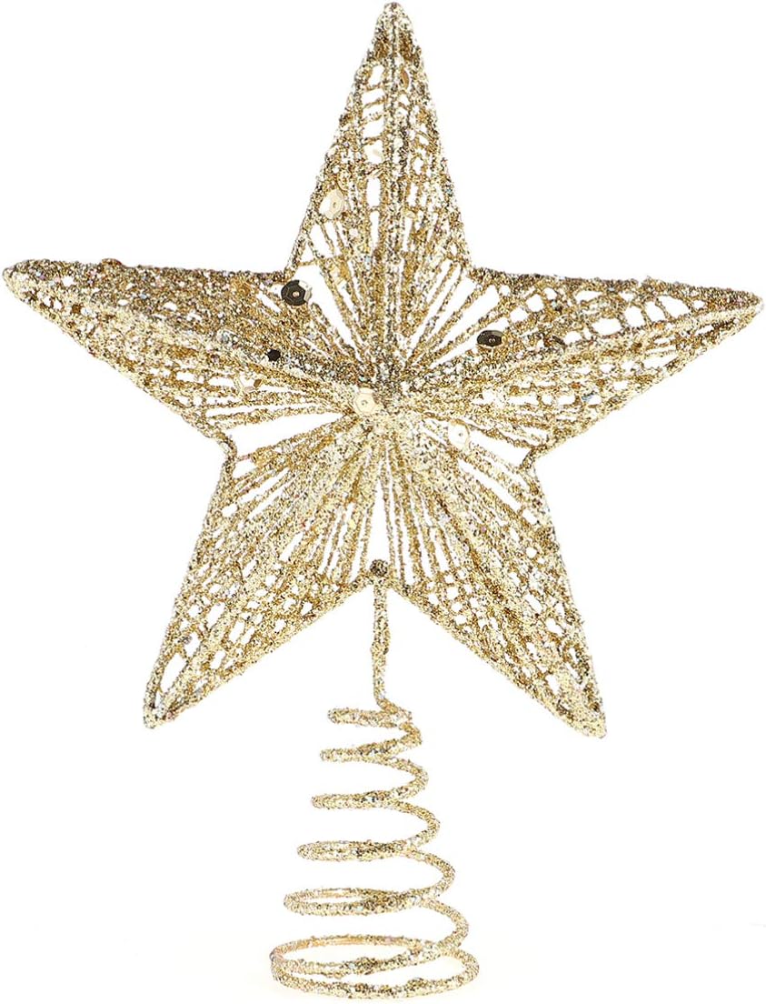 Nuolux ツリートップ オーナメント 星 クリスマス 樹飾り アートスター 美しい
