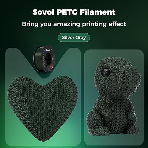 Miniatura 3 de Sovol Filamento PLA para impresora 3D, materiales de impresión de carrete de 4.4 lbs (4.4 libras), estanqueidad del cableado, precisión dimensional