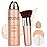 QIUFSSE Airbrush Foundation Makeup Spray Full Coverage Foundation for Mature Skin,Long-lasting Airbrush Flawless Setting Spray,Waterproof Foundation for Smooth Radiant Skin (04 Porcelain Color)