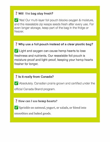 Miniatura 4 de Corazones de cáñamo canadienses, semillas de cáñamo descascarilladas de 1.5 libras, cosecha de Saskatchewan, semillas de cáñamo sin cáscara, ideal