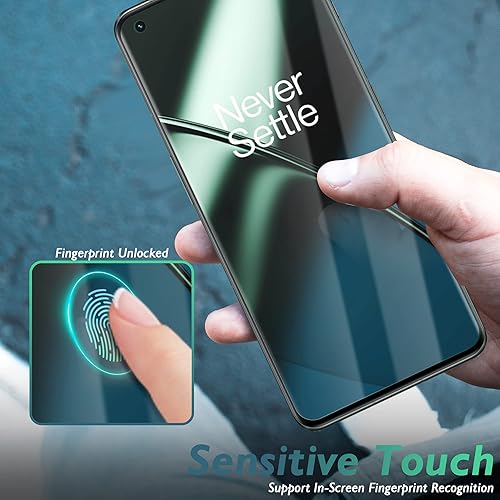 Miniatura 4 de Orzero Paquete de 3 protectores de pantalla compatibles con OnePlus 11 5G, de alta definición, de borde a borde, TPU antiarañazos, sin burbujas