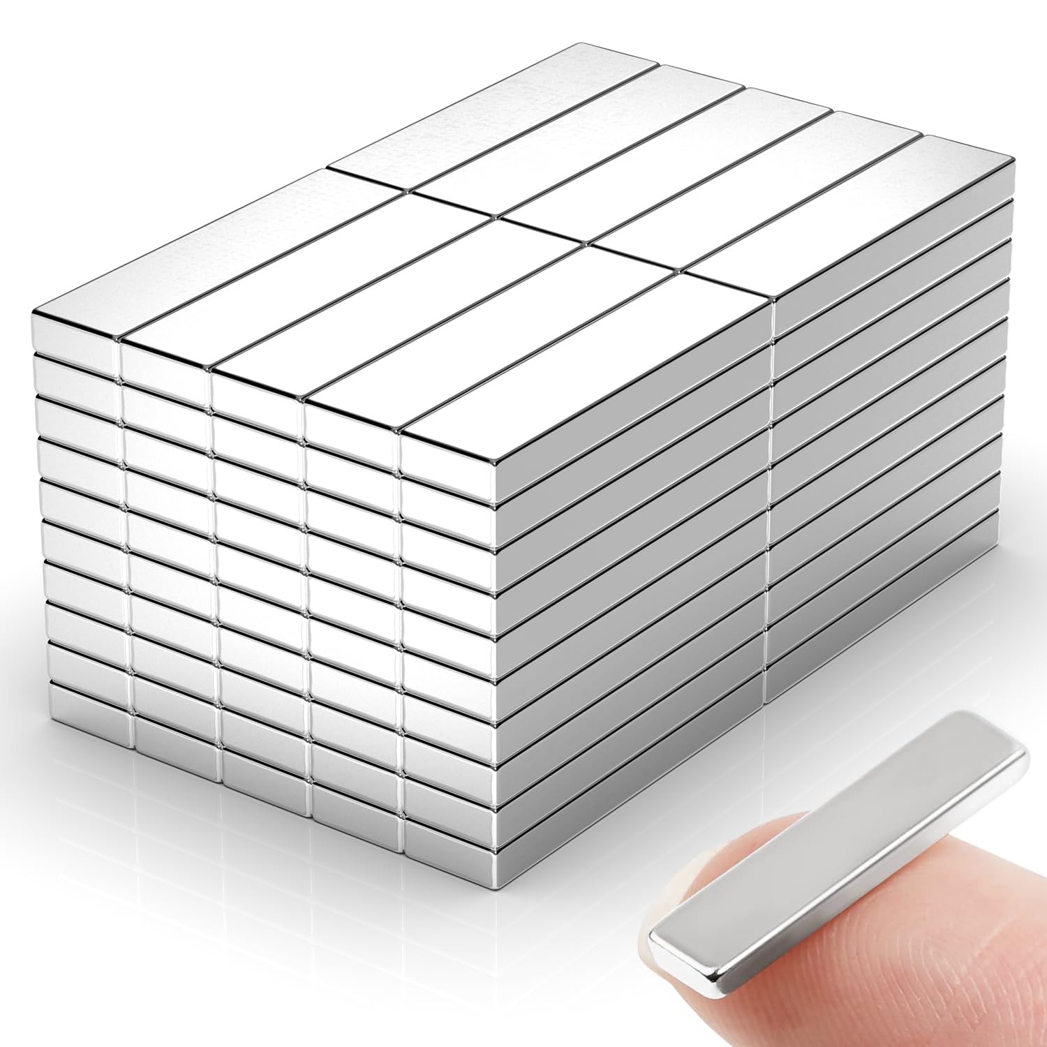 Rare Earth Neodymium Magnets with Double Sided Adhesive, 60x10x3 mm, 8 Pack — Amazon image 11