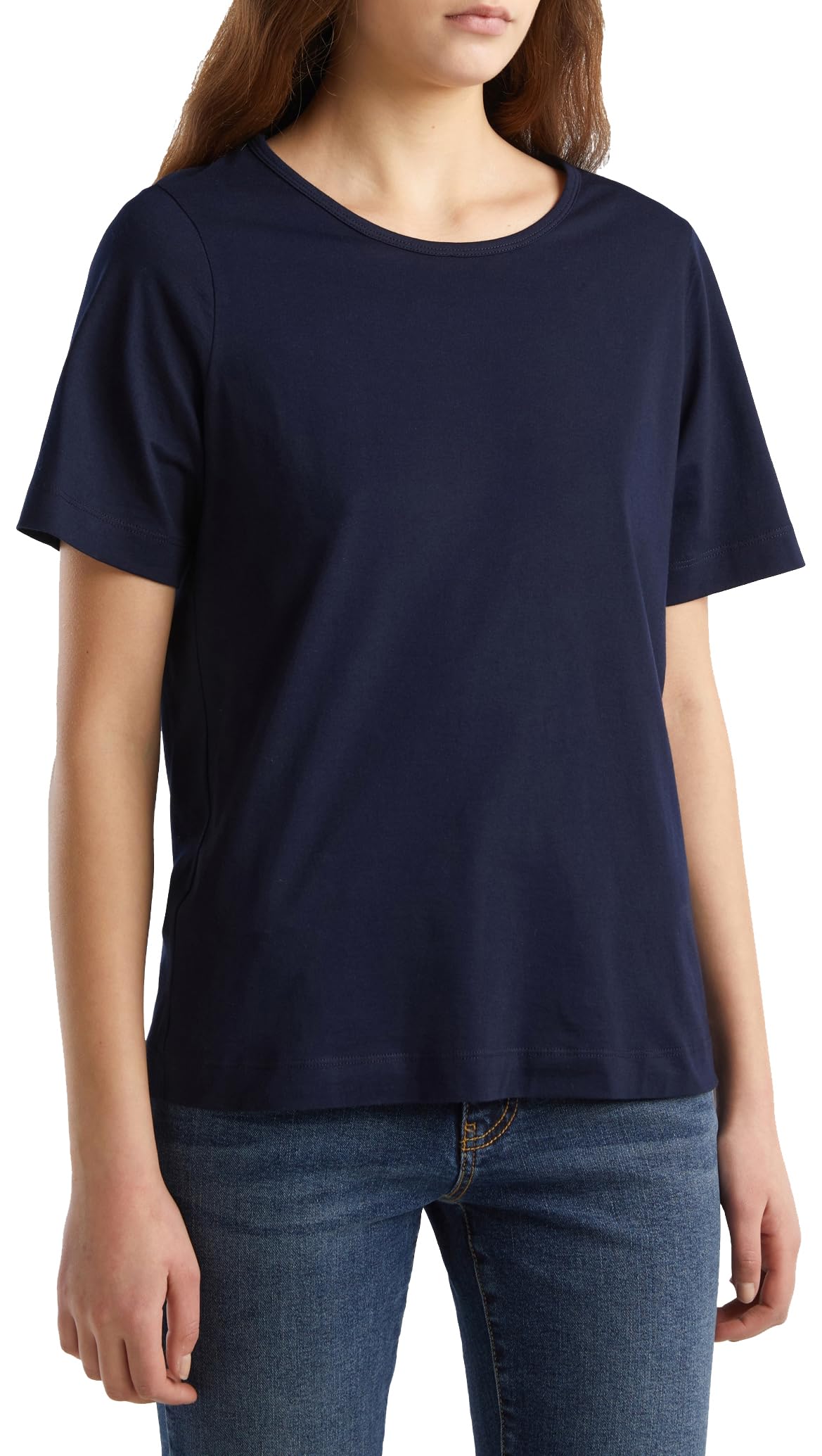 United Colors of Benetton Women's T-Shirt, Midnight Blue 016, XXS