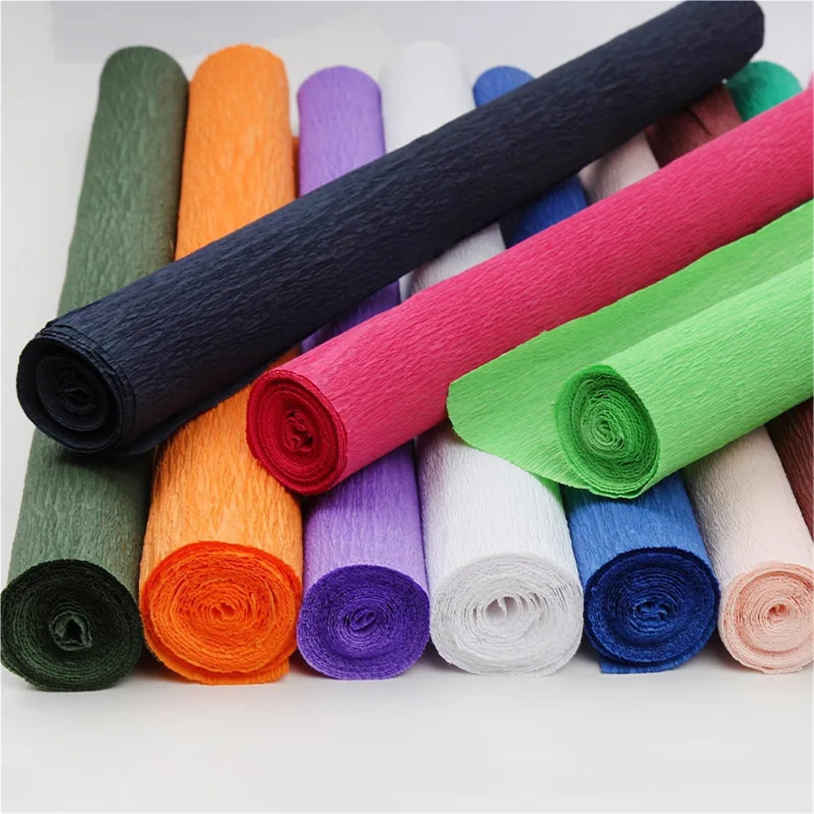 4 rouleaux de papier crépon coloré 50x250cm Pour Emballer