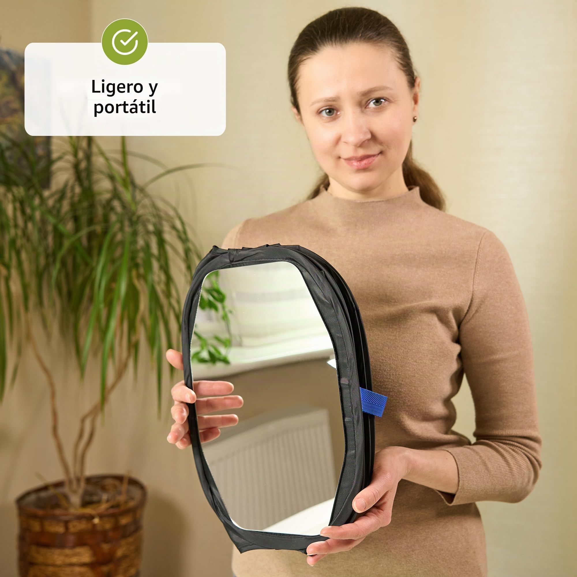 ODOXIA Terapia con Espejo para Mano Post-Ictus| Rehabilitacion Mano | Caja de Espejo para Rehabilitación Post-Ictus | Ayuda para Terapia de la Mano | Mirror Box para PLP CRPS Lesiones Nerviosas y Más