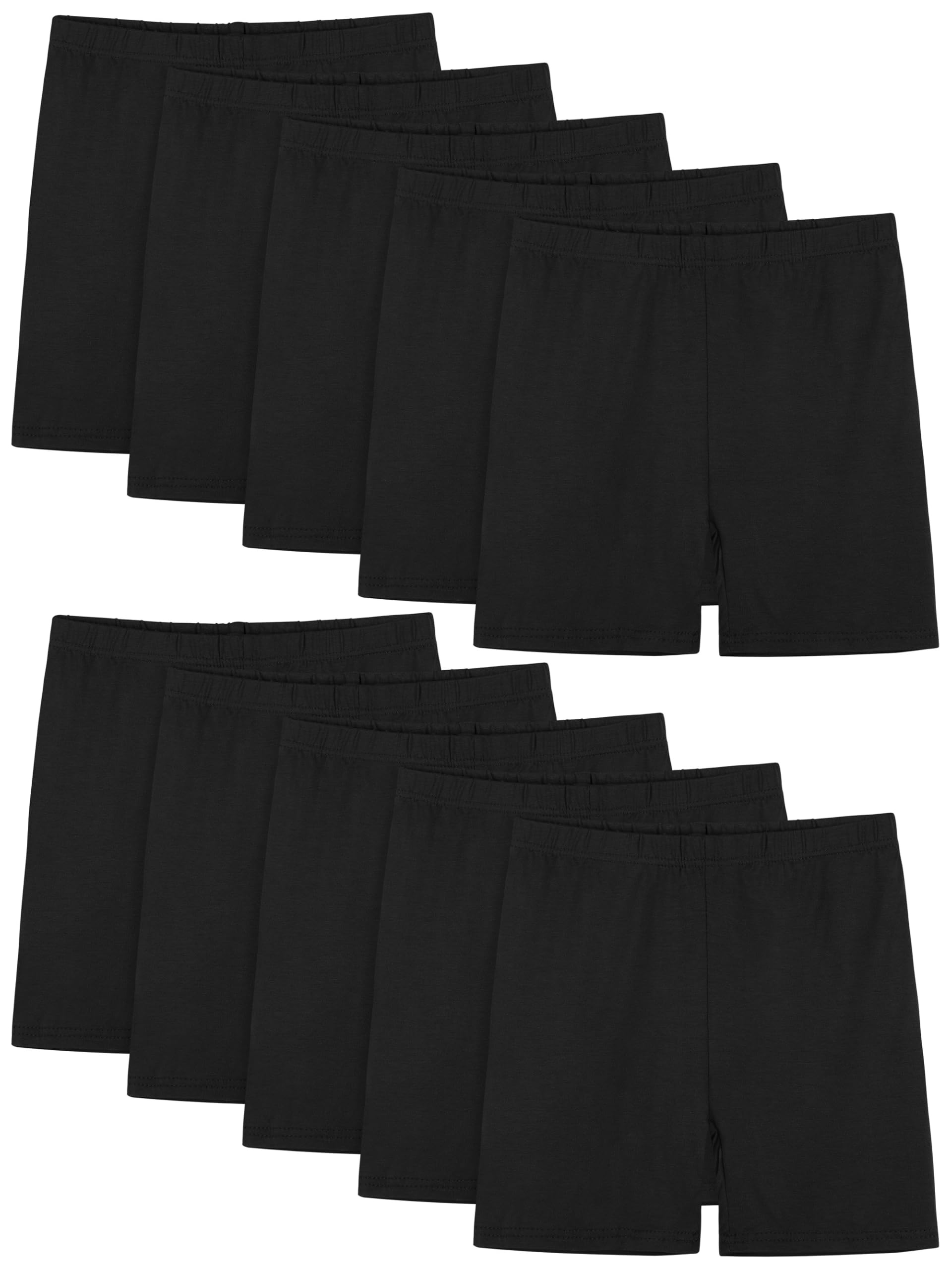 10 Pack Girls Dance Shorts Cartwheel Toddler Biker Under Dress Kids Shorts