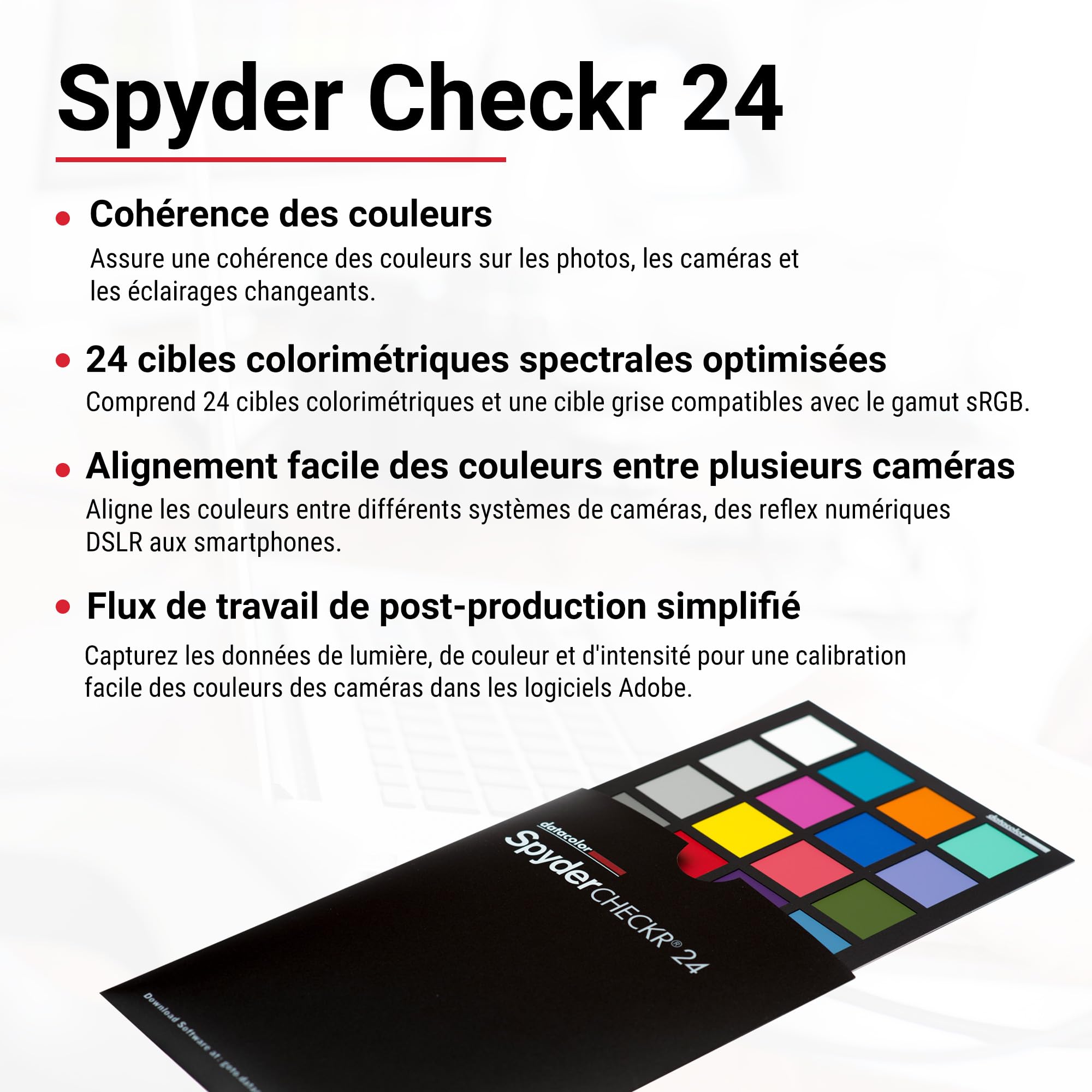 Datacolor Spyder Celebration Kit – 2024 Spyder Calibrage de Moniteur, Spyder Cube et Spyder Checkr – Gestion des Couleurs pour la Photographie – Précision des Couleurs de la Capture à l'Impression