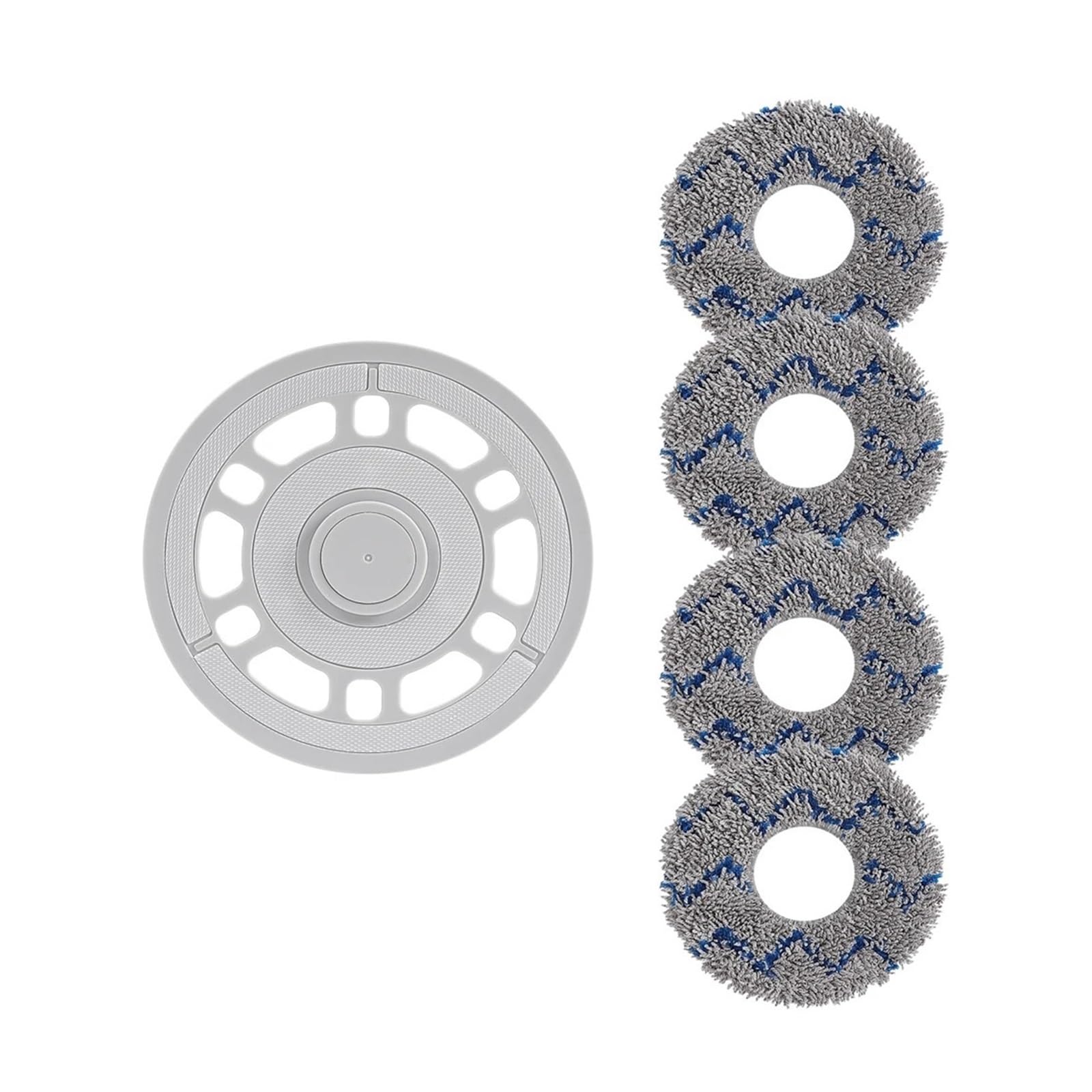 Kvcccss Set3 Mopping Pad Kit ，Compatible For Ecovacs，X5 Max/X5 Pro Vacuum Cleaner(Set3)