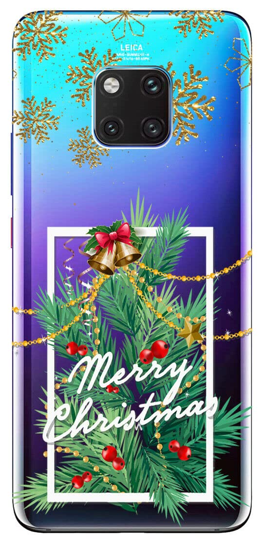 Mixroom - Cover Custodia Case In TPU Silicone Morbida Sfondo Trasparente Per HUAWEI MATE 20 PRO Fantasia UNICORNO SULLA LUNA U1053