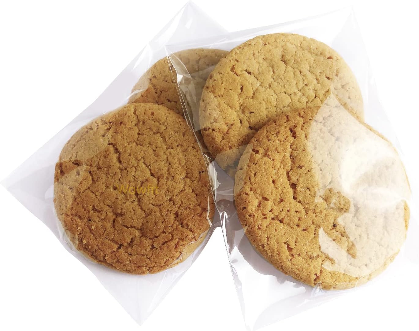 Wowfit 200 Count 4x6 Inch Clear Cellophane Plastic Bags, Resealable Self-Sealing Cello Bags Good for Individual Cookies, Decorative Wrappers, Party Favors, Candy and More