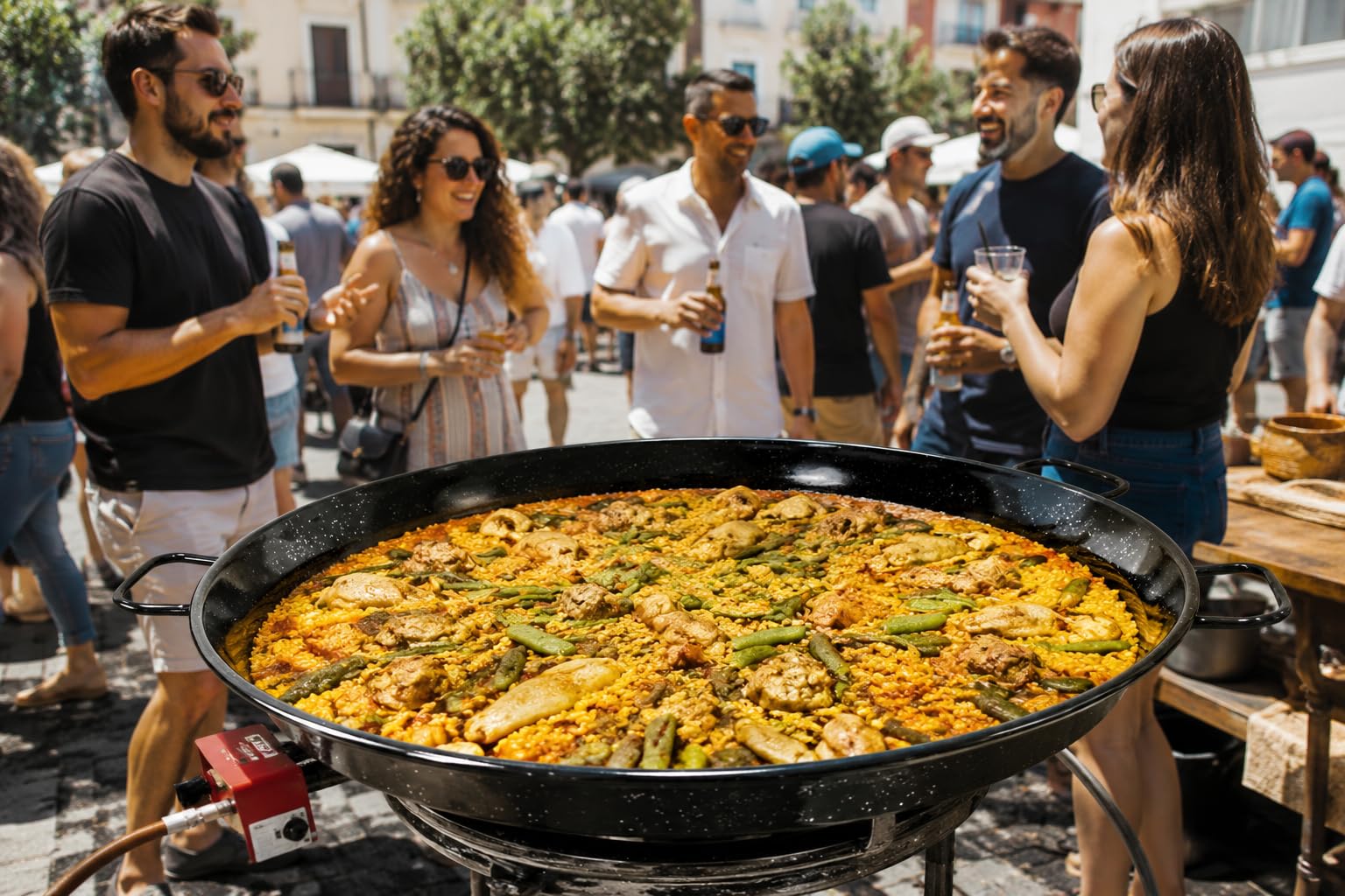 Garcima PAELLA SMALTATA 90CM, 154090 Padelle per Paella, Multicolor