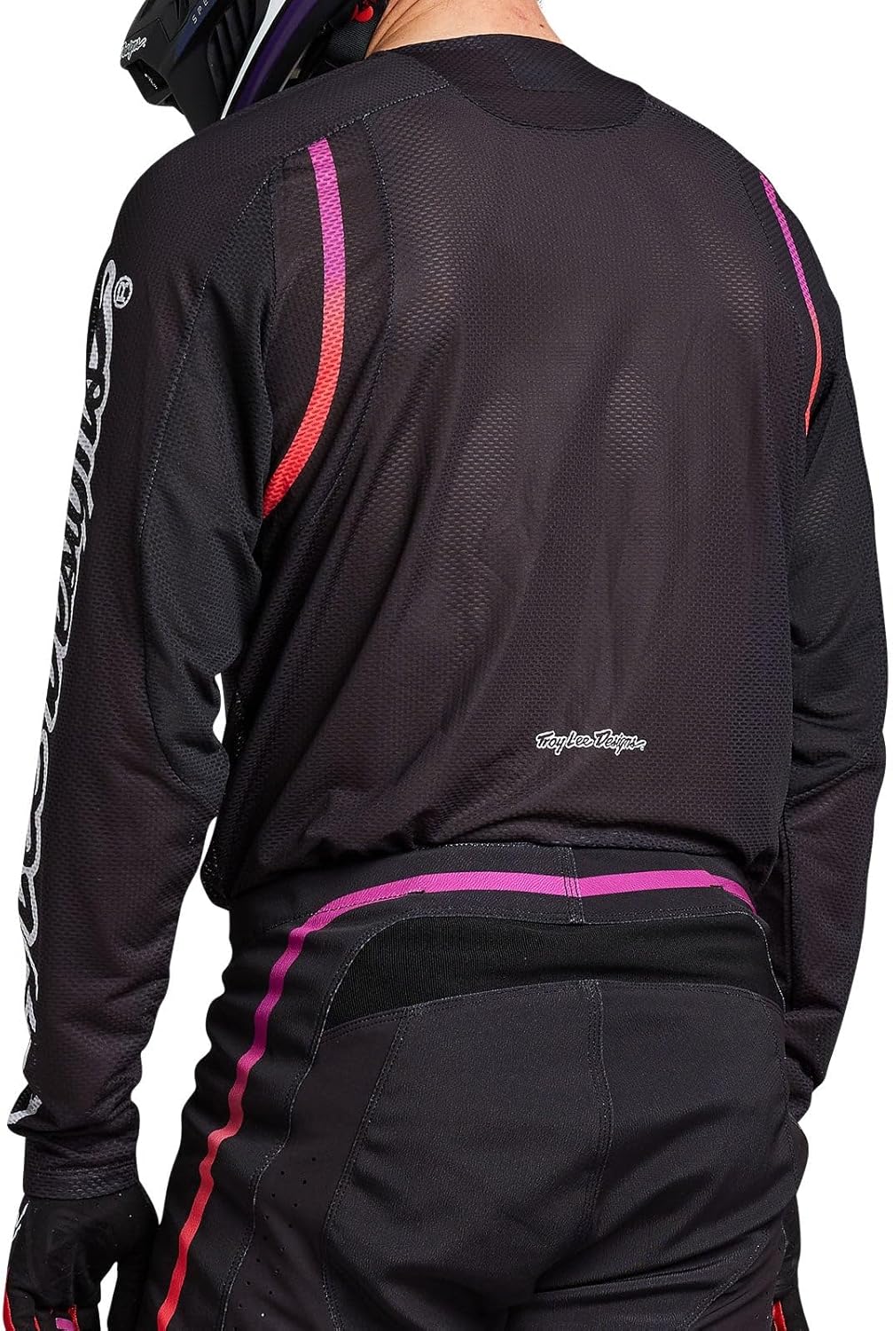 Troy Lee Designs SE Pro Air Adult Moto Jersey, Pinned Black, Medium