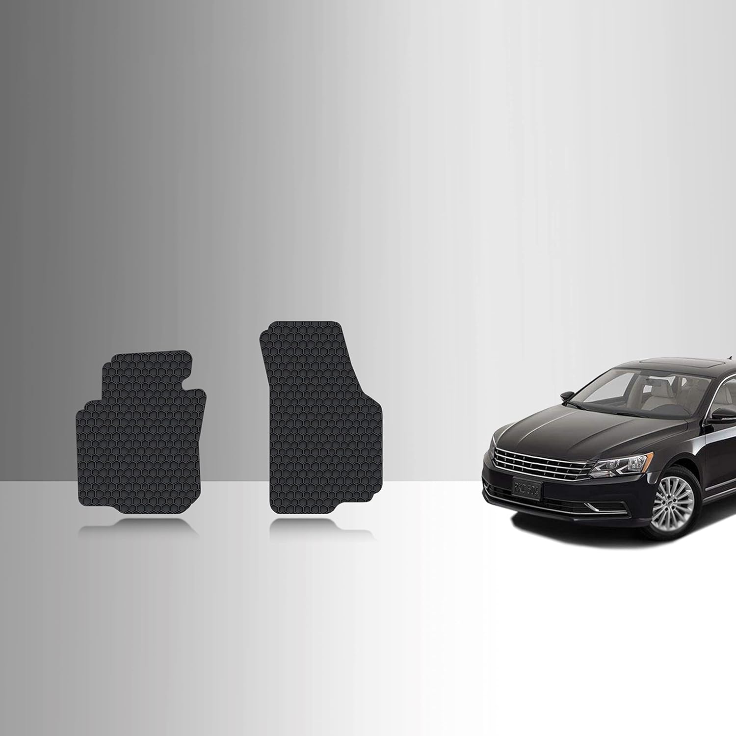 TOUGHPRO Floor Mats Accessories (Front Mats) Compatible with Volkswagen Passat All