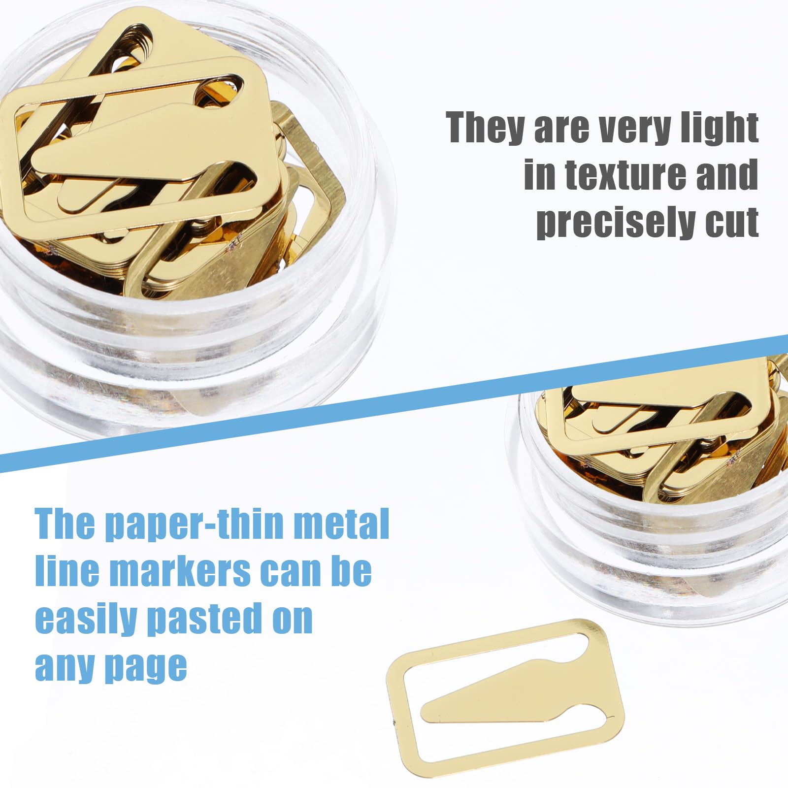 100Pcs Metals Book Darts for Reading Stainless Steel Bookmarks Bulk Mini Thin Book Line Marker Page Markers - Image 4