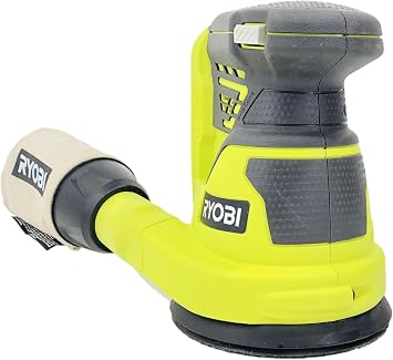 RYOBI 18-Volt Cordless 5 in. Random Orbit Sander Kit with Battery and Charger (NO Retail Packaging, Bulk Packaged)