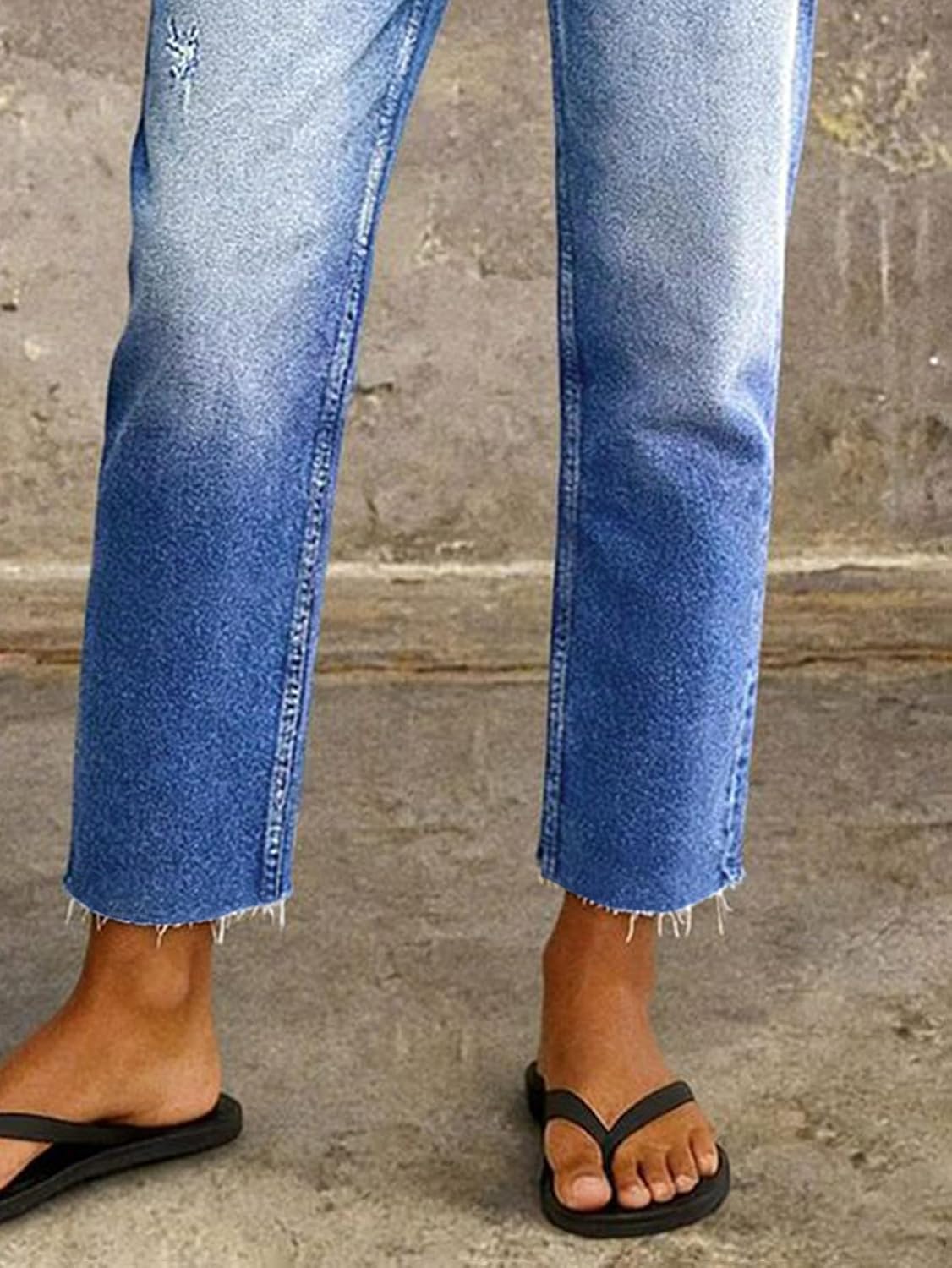 Flamingals Women's Denim Capri Jeans for Women Mid Rise Skinny Capri Pants image 3