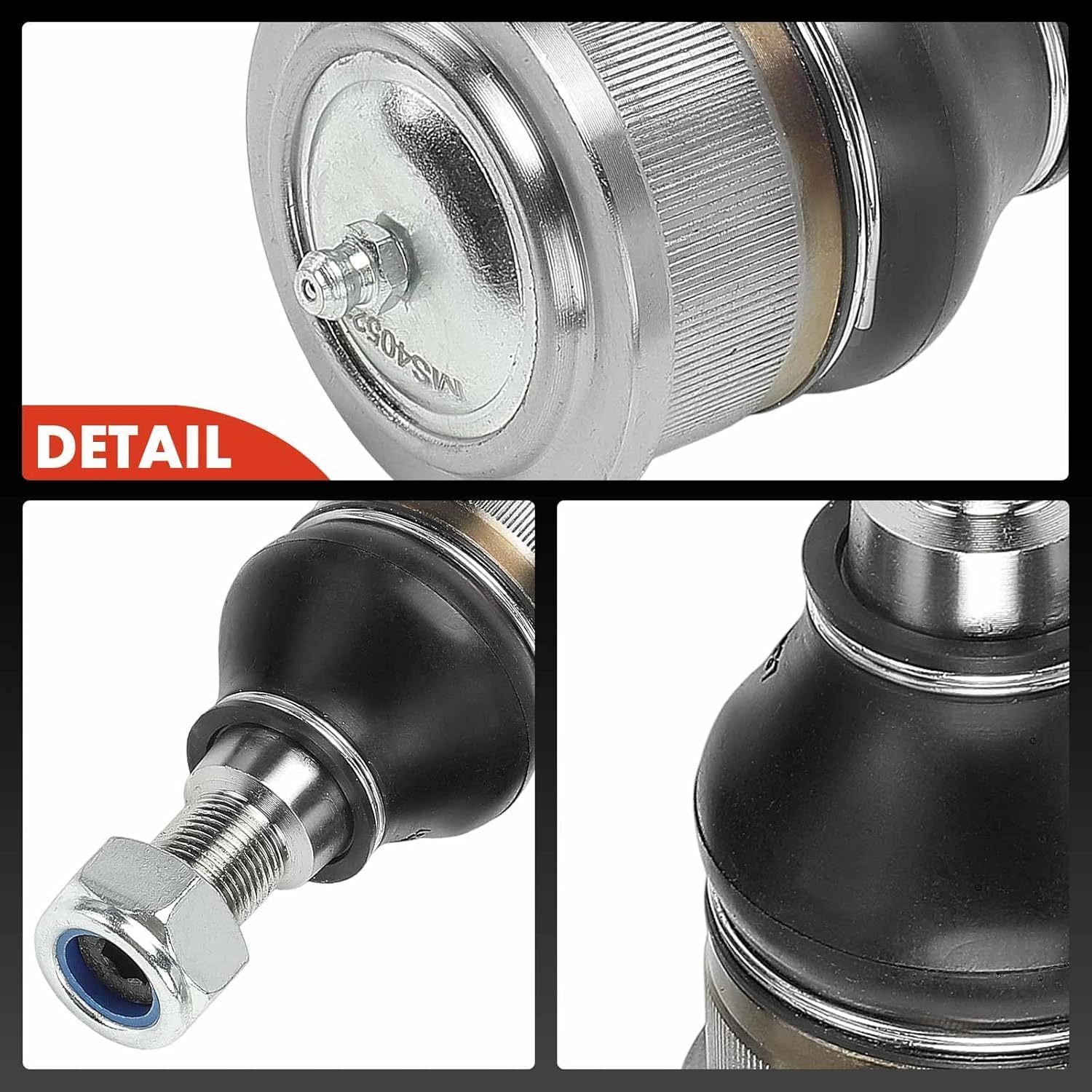 A-Premium 2 x Front at Track Bar Ball Joint, Compatible with Ford F-250 Super Duty 2005-2023, F-350 Super Duty 2005-2023, F-450 Super Duty 2005-2019, F-550 Super Duty 2005-2019
