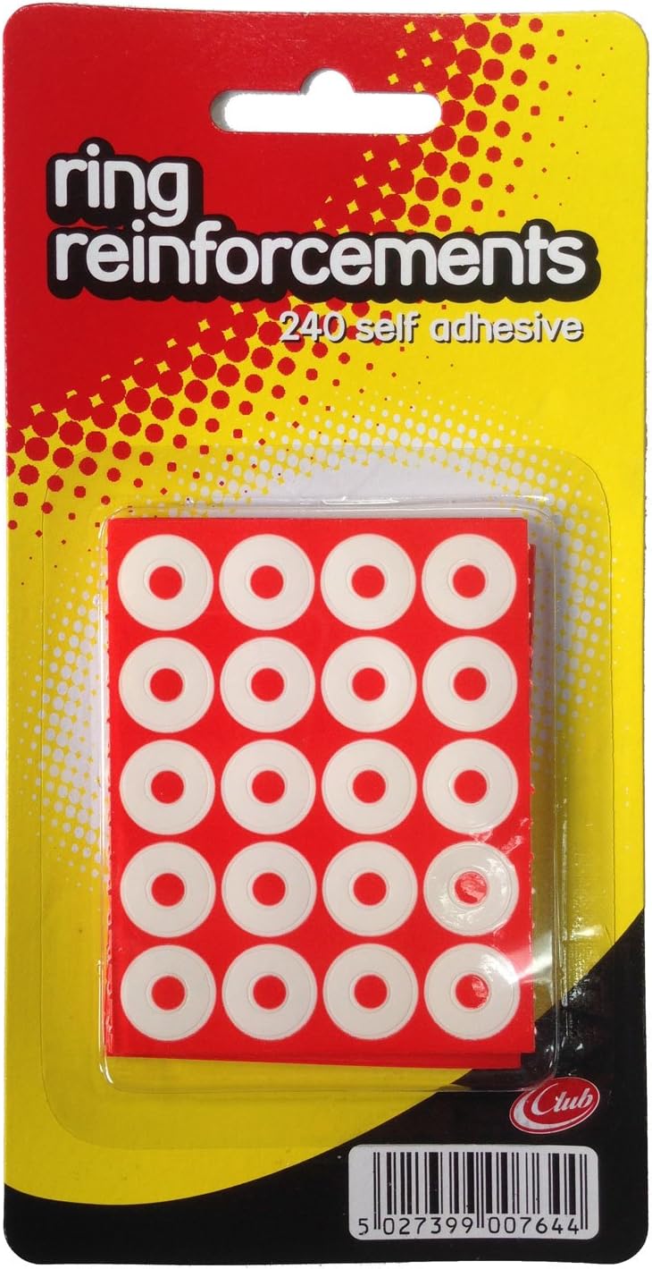 Ring Reinforcements 240 Self Adhesive Office Products