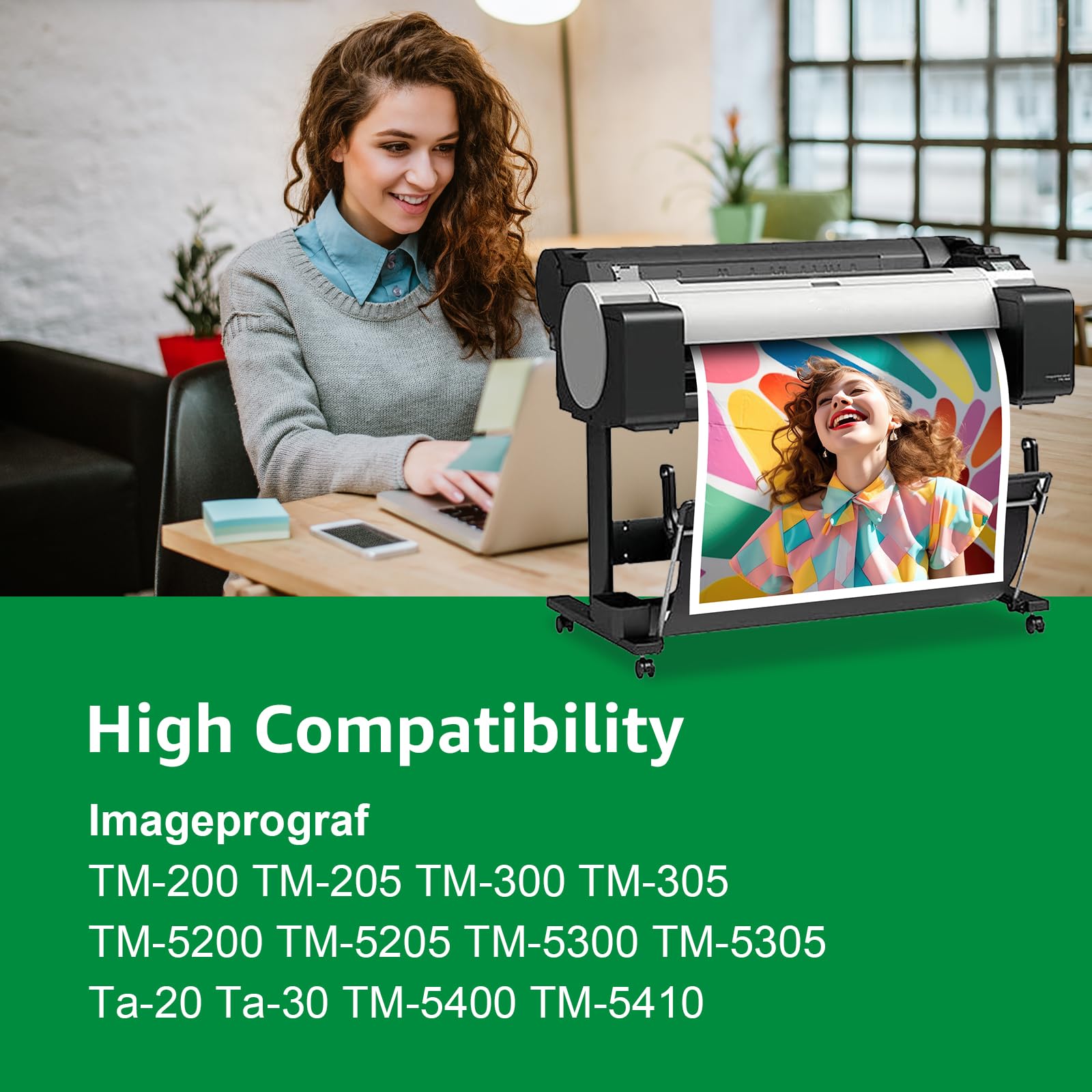 MC-31 MC31 cartuccia di manutenzione compatibile con CAN imagePROGRAF Ta-20 Ta-30 TM-200 TM-205 TM-300 TM-305 TM-5200 TM-5205 TM-5300 TM-5305 TM-5400 TM-540 10 stampanti (1 confezione