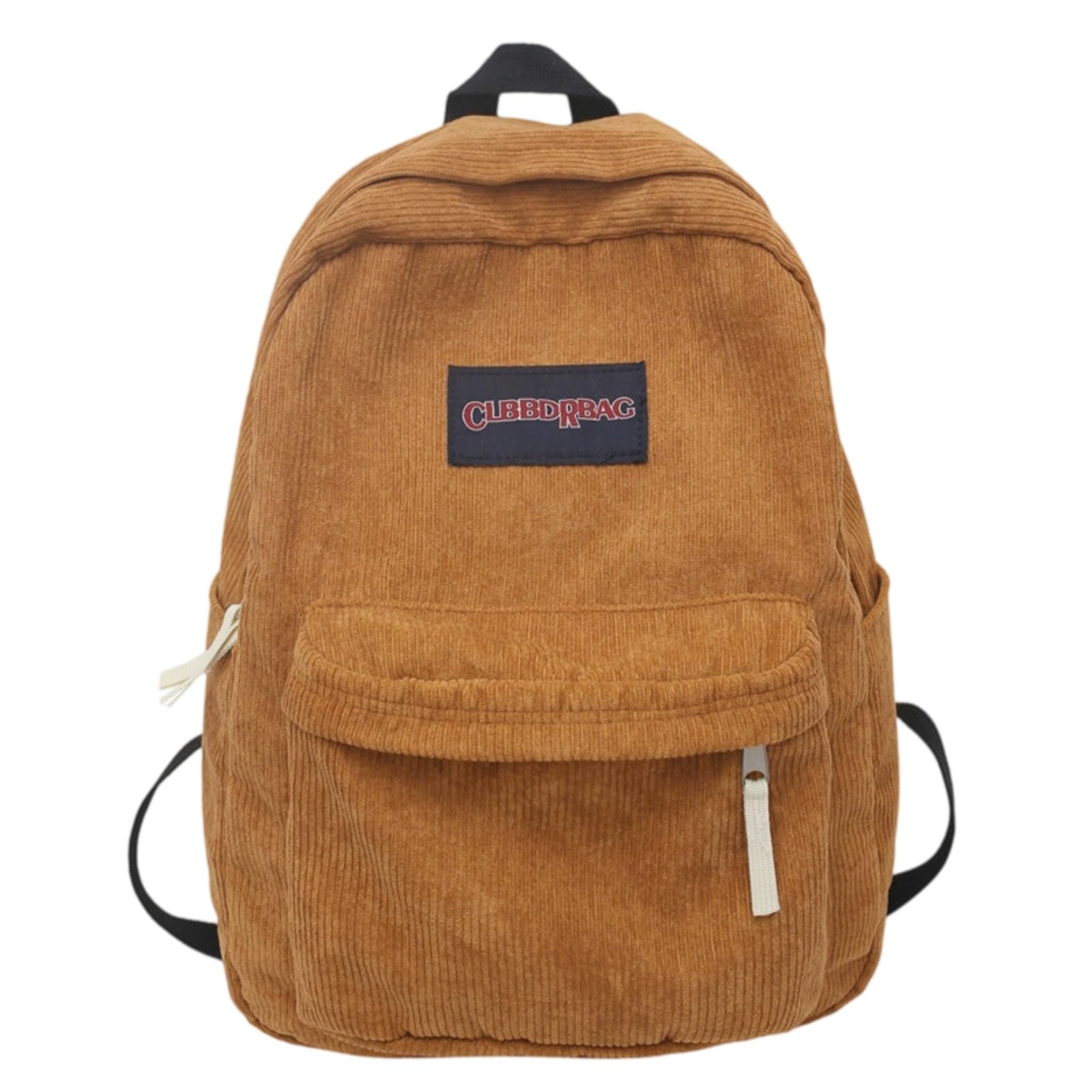 WANGSHUO Bolsa Mochila De Corduroy Verde Oscuro Vintage Bolsillo Múltiple Gran Capacidad para El Desplazamiento Escolar Y Uso Diario Viajes