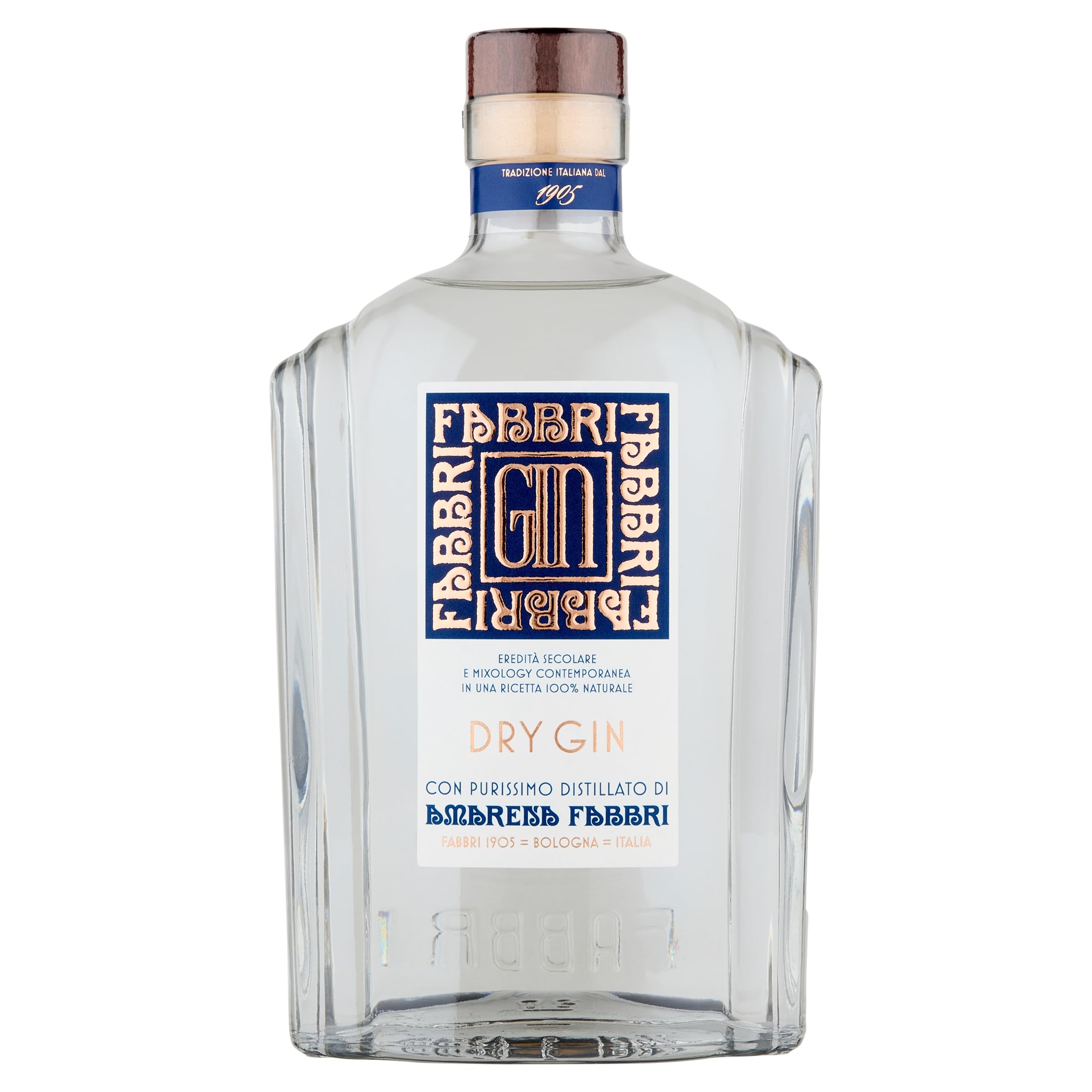 FABBRI DRY GIN SCHWARZE KIRSCHE DESTILLAT 70 CL