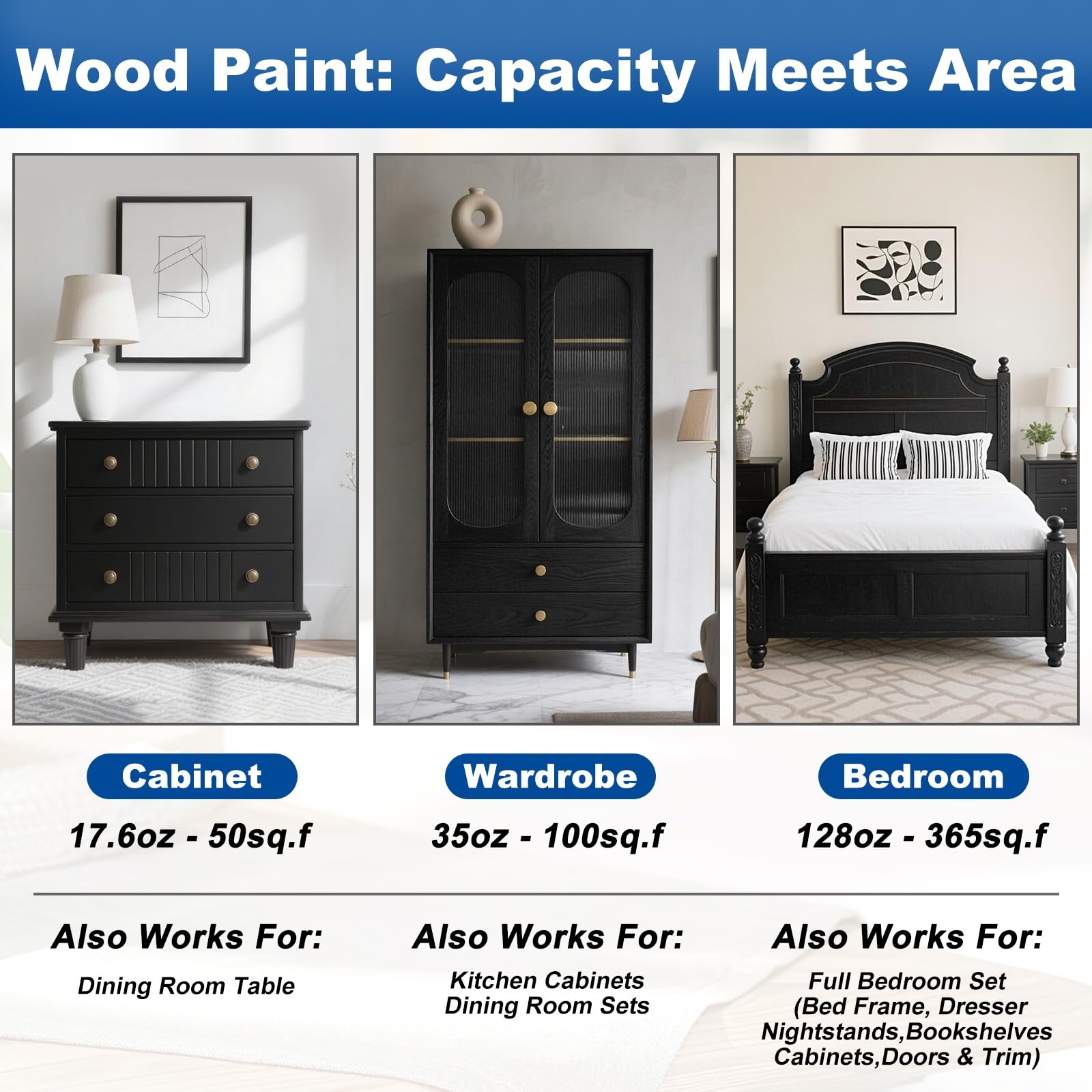 black paint for dresser Furniture Wood & Cabinets – 17.6 Oz Matte Finish, No Sanding Required, Easy Application, Water-Based, Low Odor, Durable for Tables & Dressers : Tools & Home Improvement black furniture paint – Meet Harper🤍 A-line gown navy dress Shoe size:EU41 / UK7.5 / US8.5