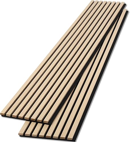 BUBOS Paneles de pared de madera acústica, paneles decorativos a prueba de sonido para paredes y techo, paneles acústicos para diseño de interiores,
